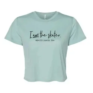 I Am The Skater Flowy Crop Tee