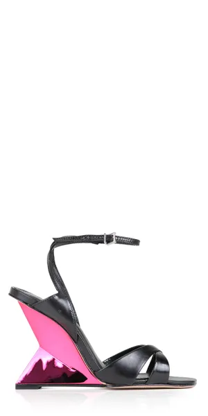 Jill Geometric Heel Sandals