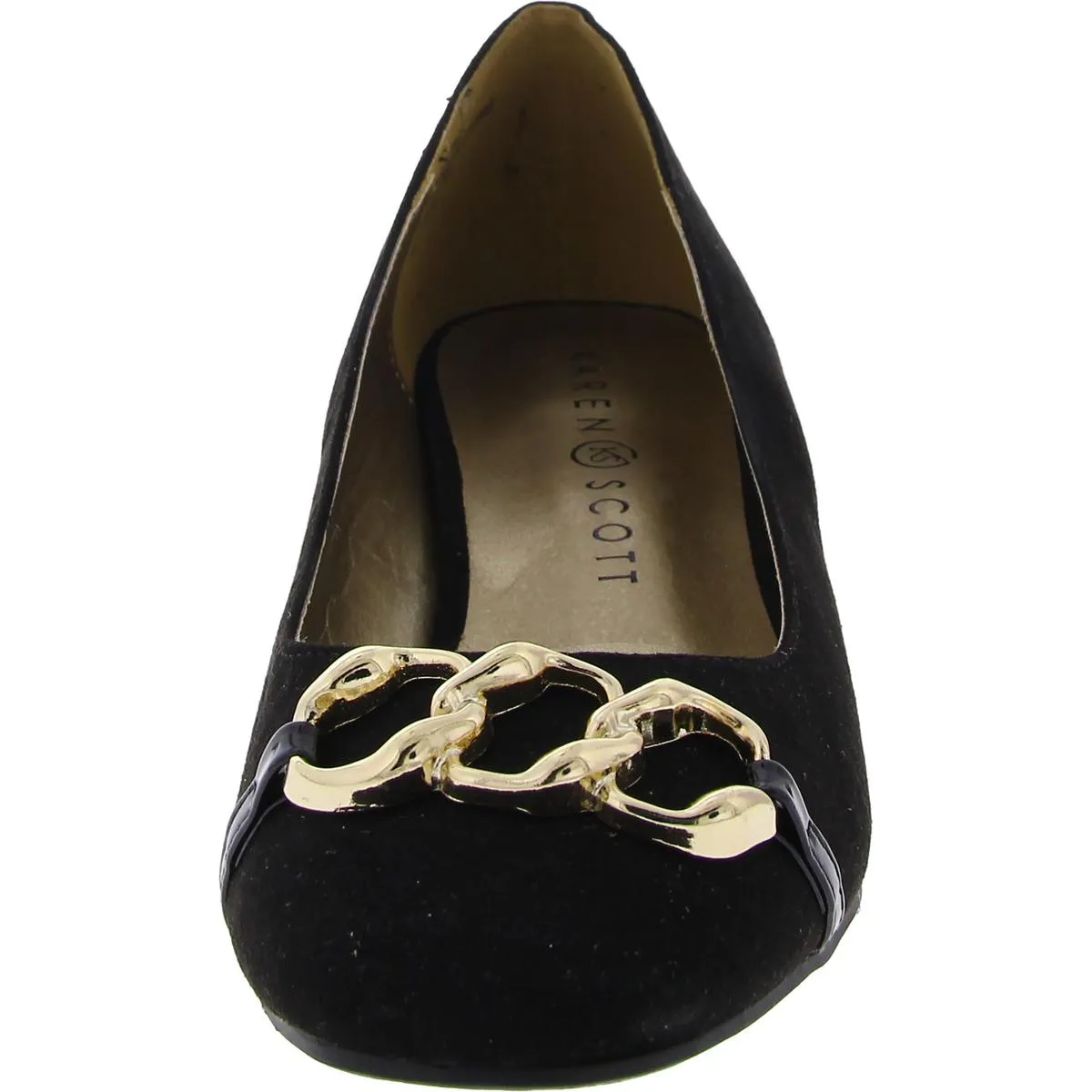 Karen Scott Womens Chain Wedge Wedge Heels