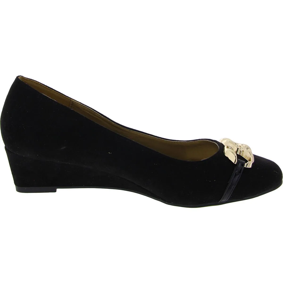 Karen Scott Womens Chain Wedge Wedge Heels