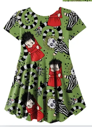Kewpie Lyd!a & Beetle Skater Dress