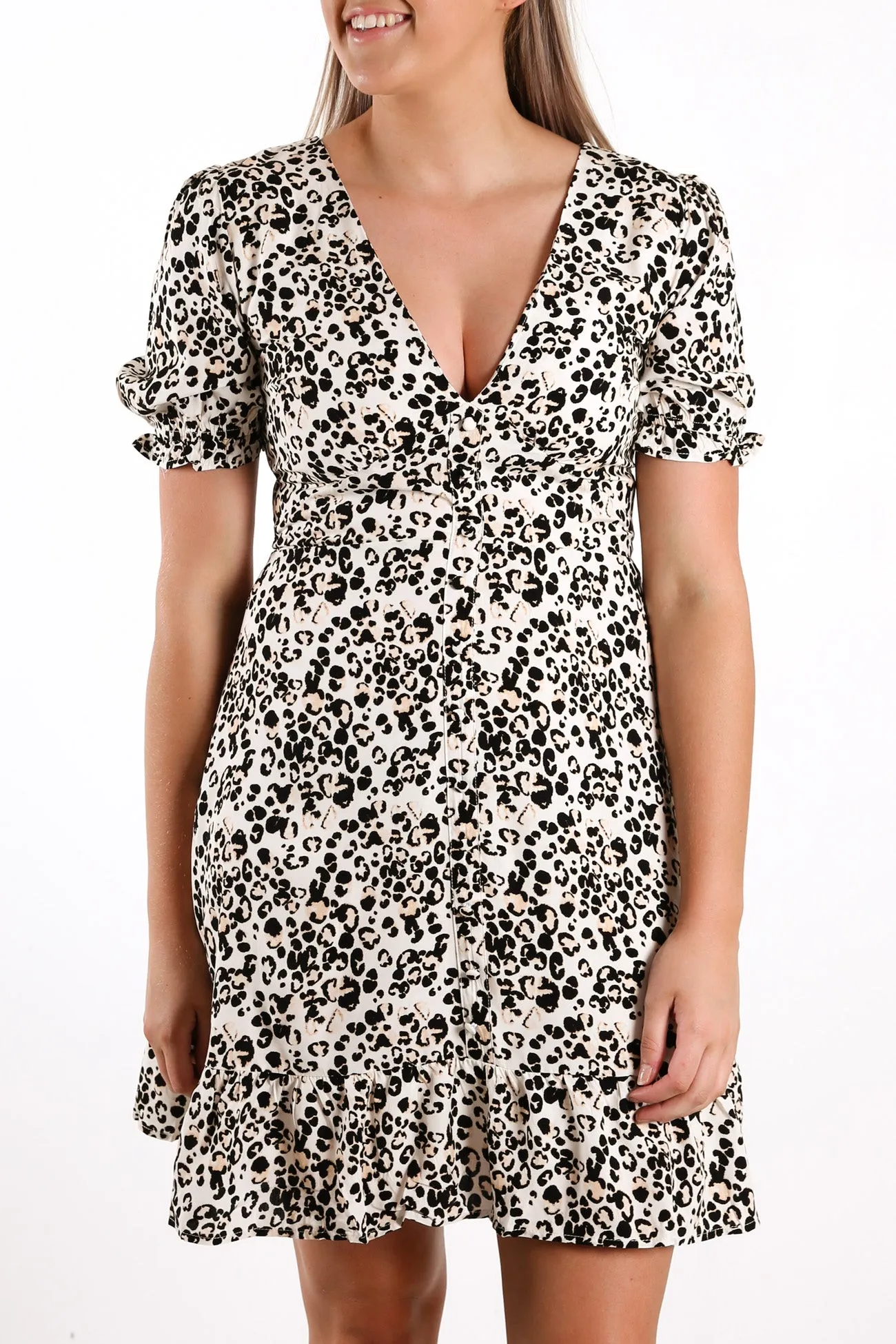 Kinsley Dress White Print