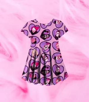 K!ller Icons (Pink) Skater Dress