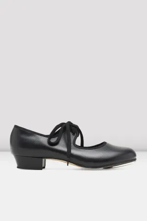 Ladies Shirley Tie-Up Tap Shoes