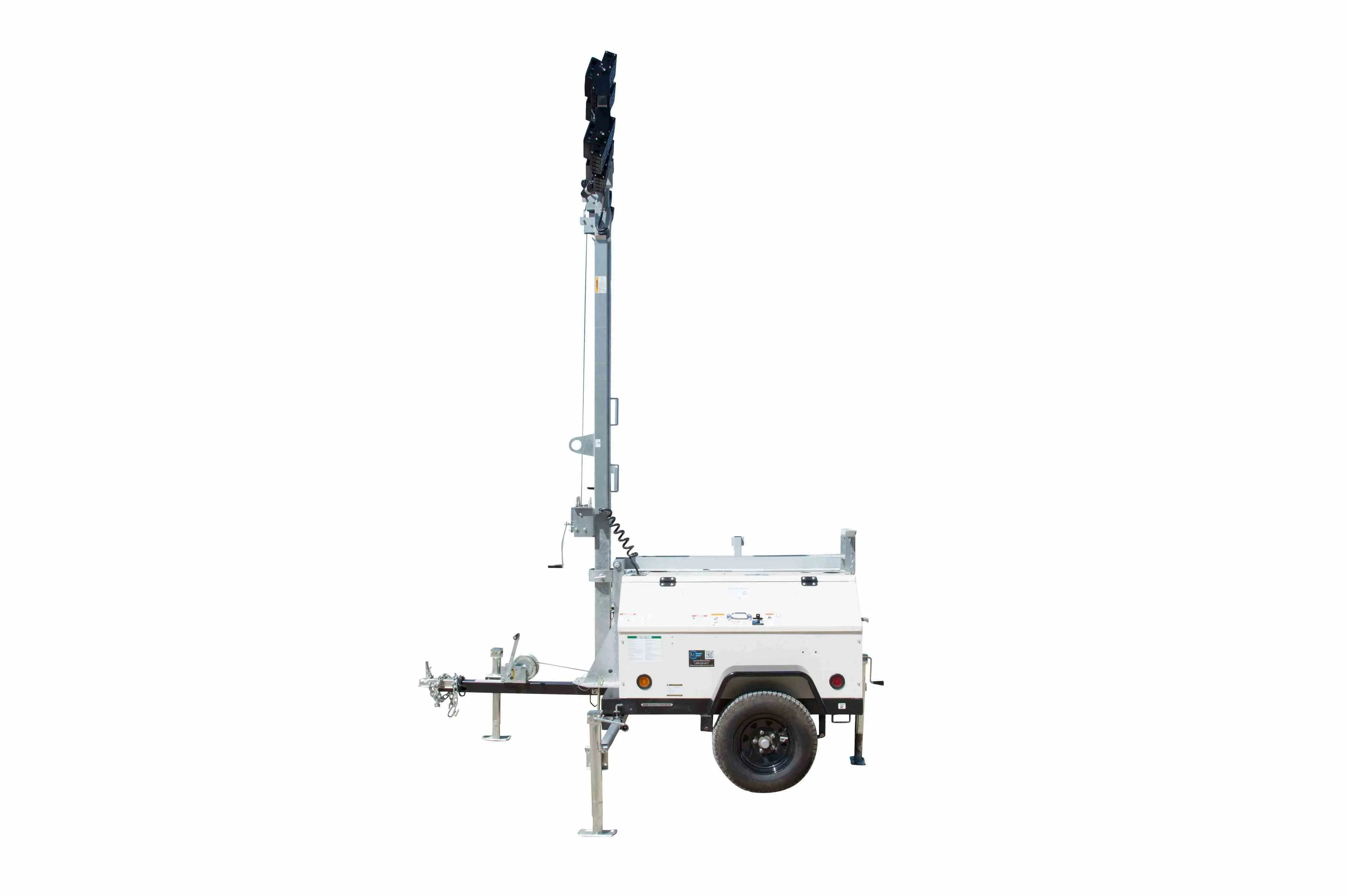 Larson Electronics 20kW Diesel Generator - 30' Telescoping Tower - (8) LED Lamps - 60 Gal Fuel Cell