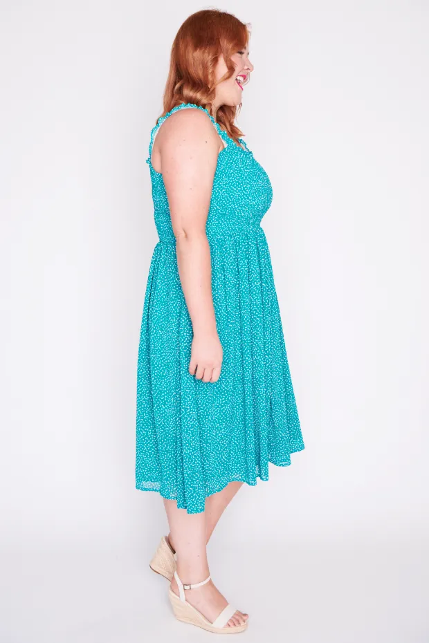 Lilly Irregular Spot Dress