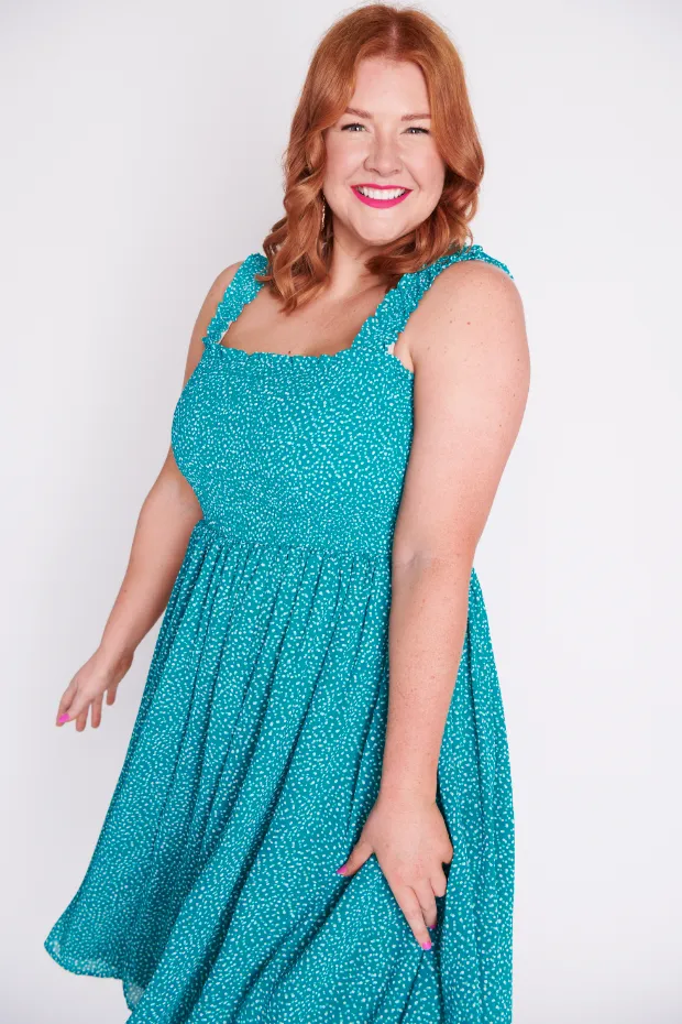 Lilly Irregular Spot Dress