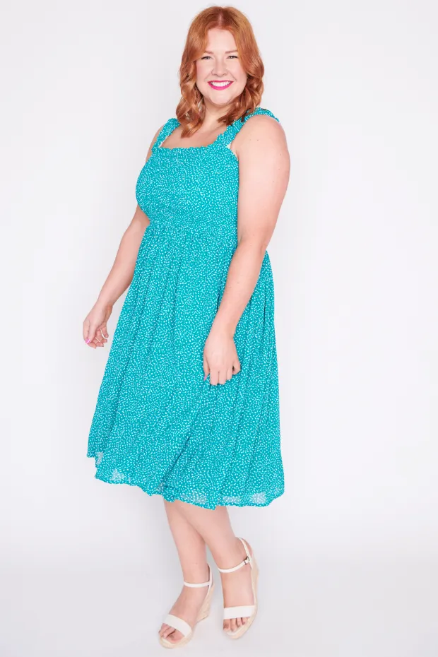 Lilly Irregular Spot Dress