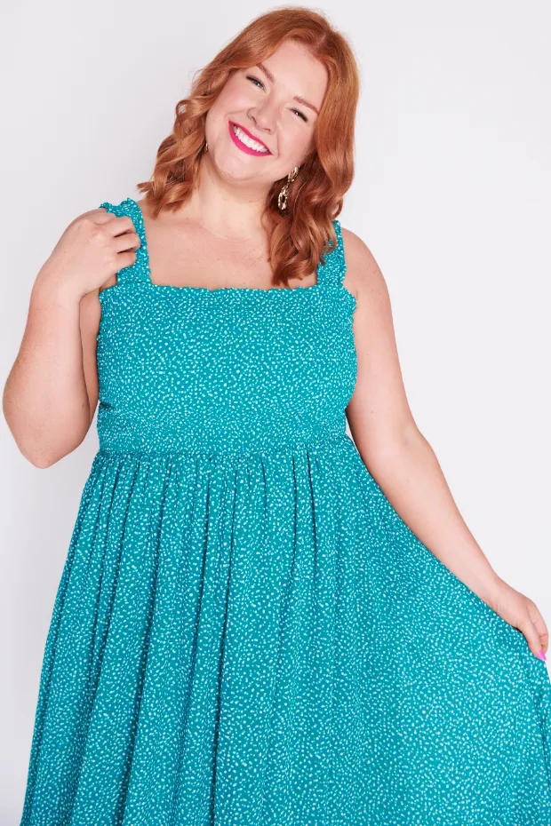 Lilly Irregular Spot Dress