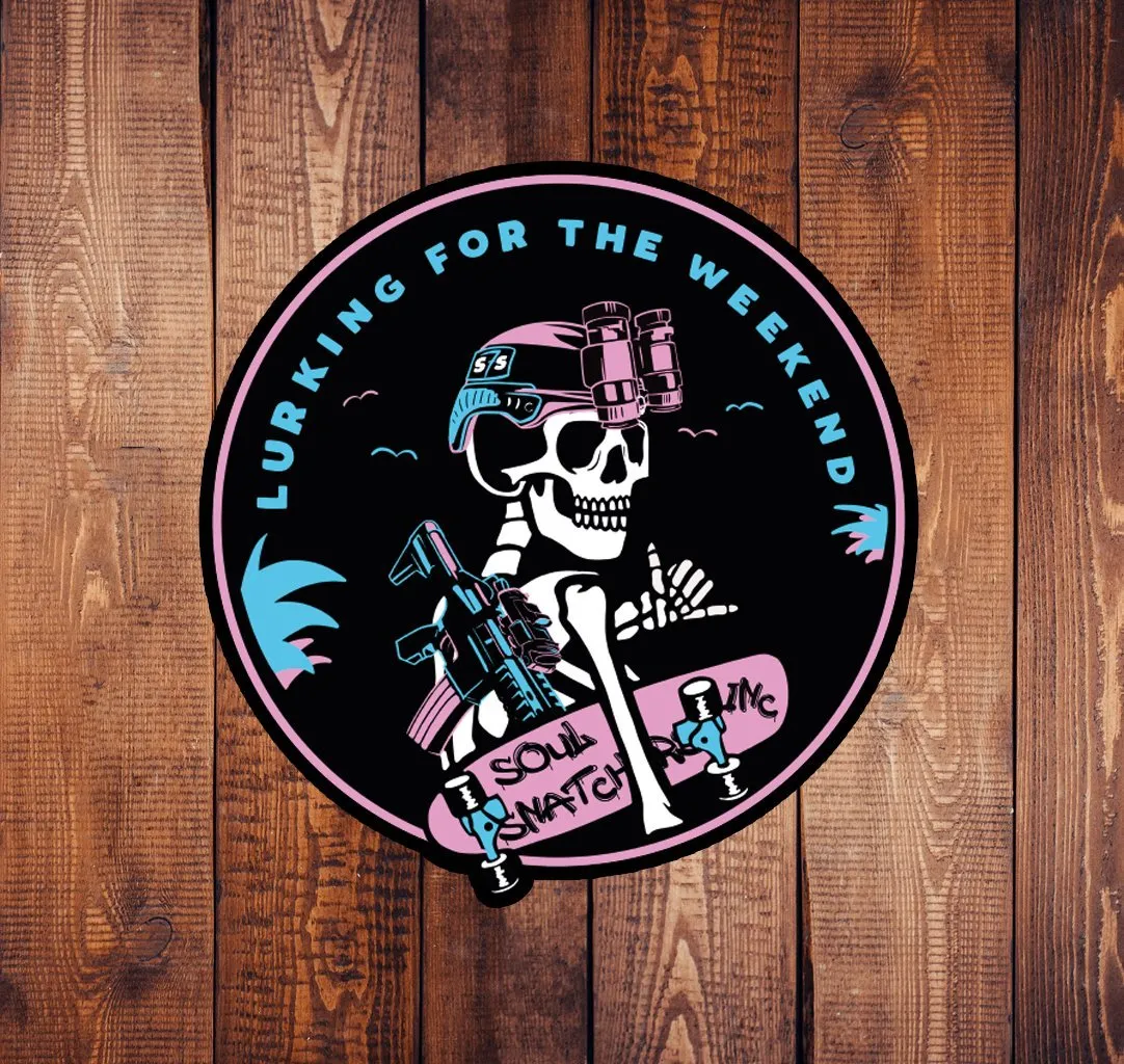 Lurking Weekend Sticker