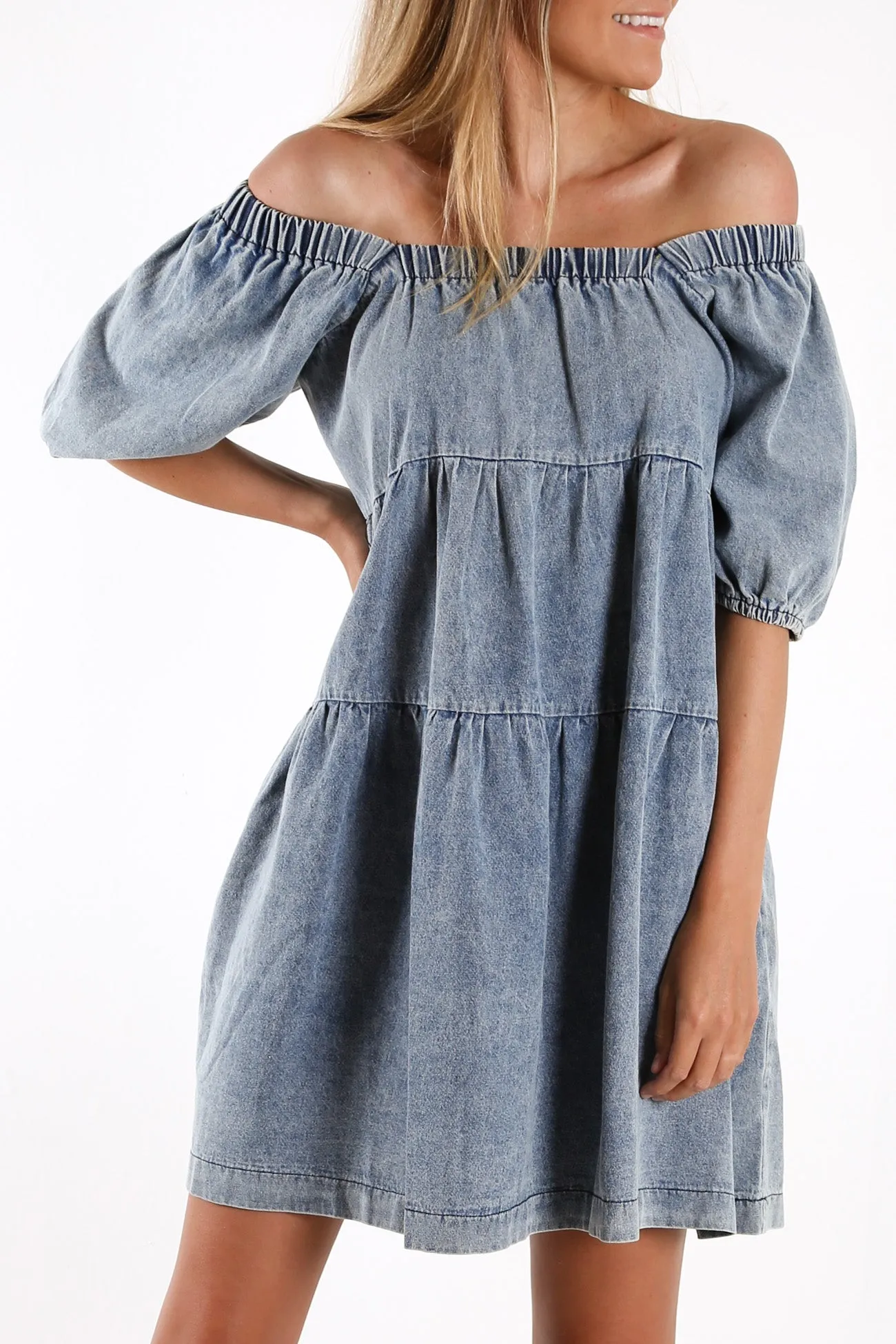 Mae Dress Blue