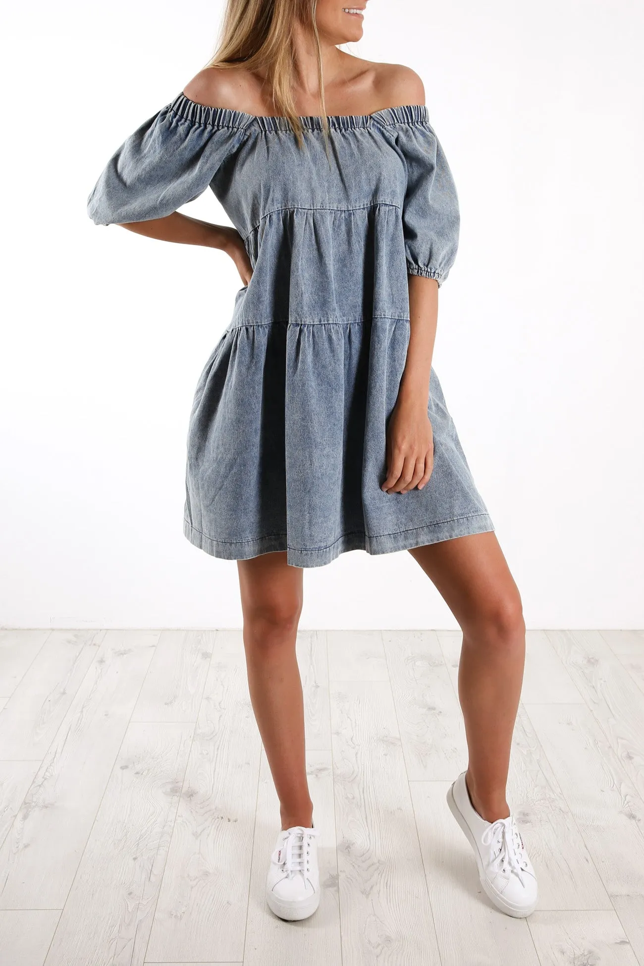 Mae Dress Blue