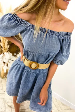 Mae Dress Blue