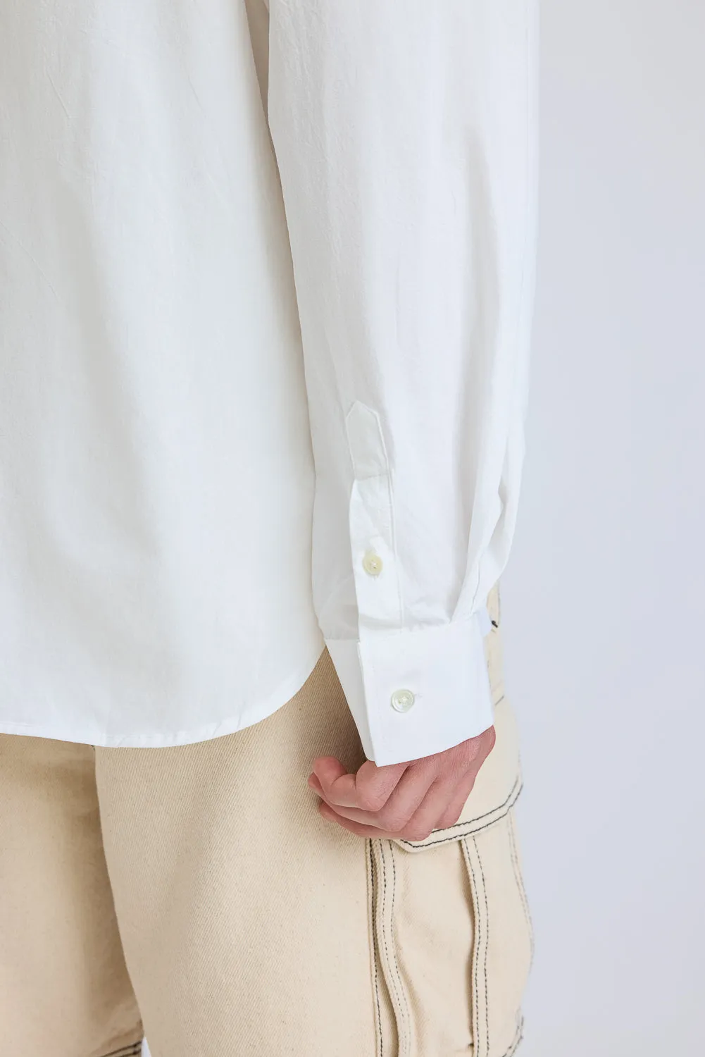 Men's Classic Solid White Shirt