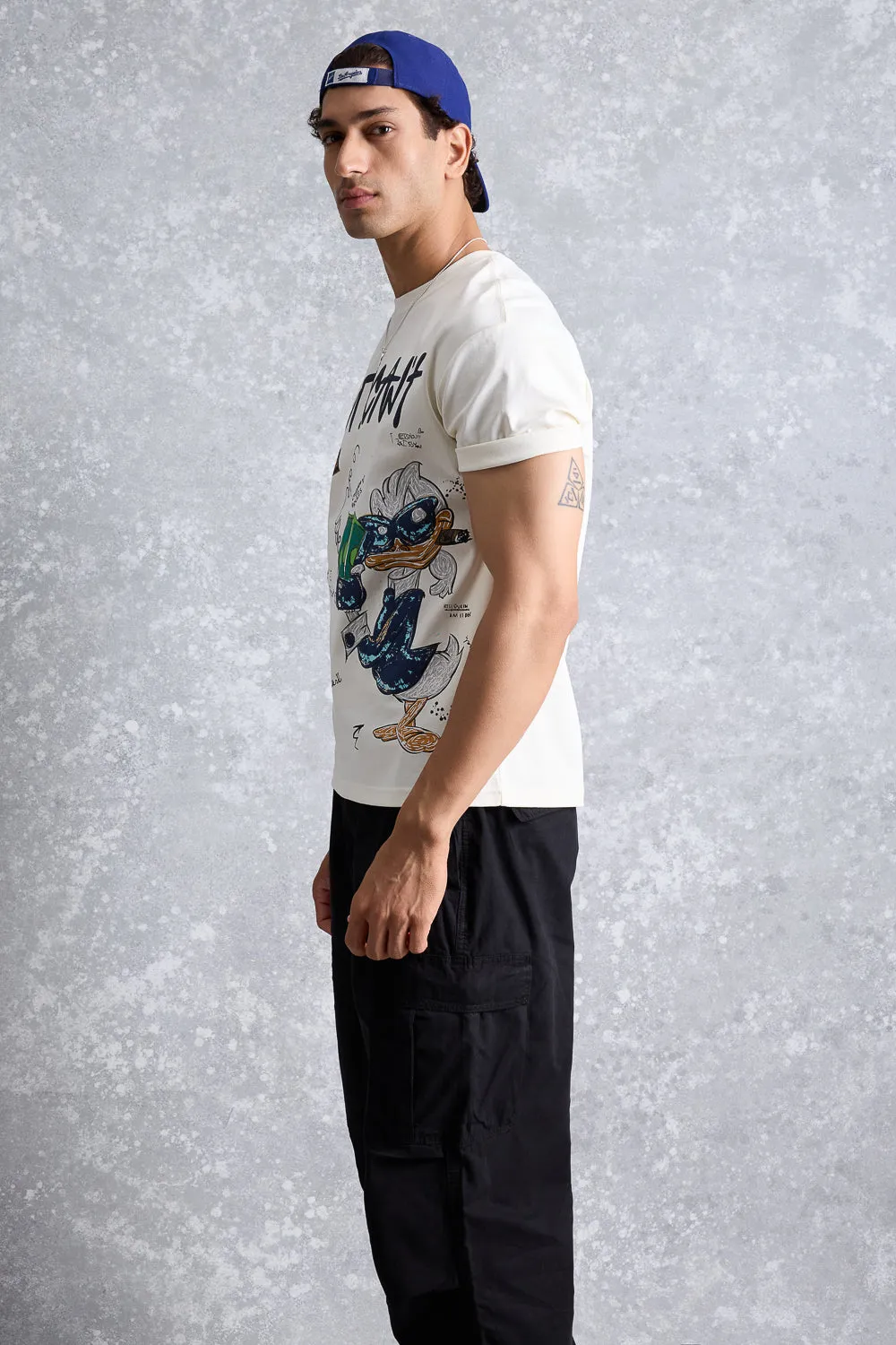Men's White I Can't Graphic T-Shirt