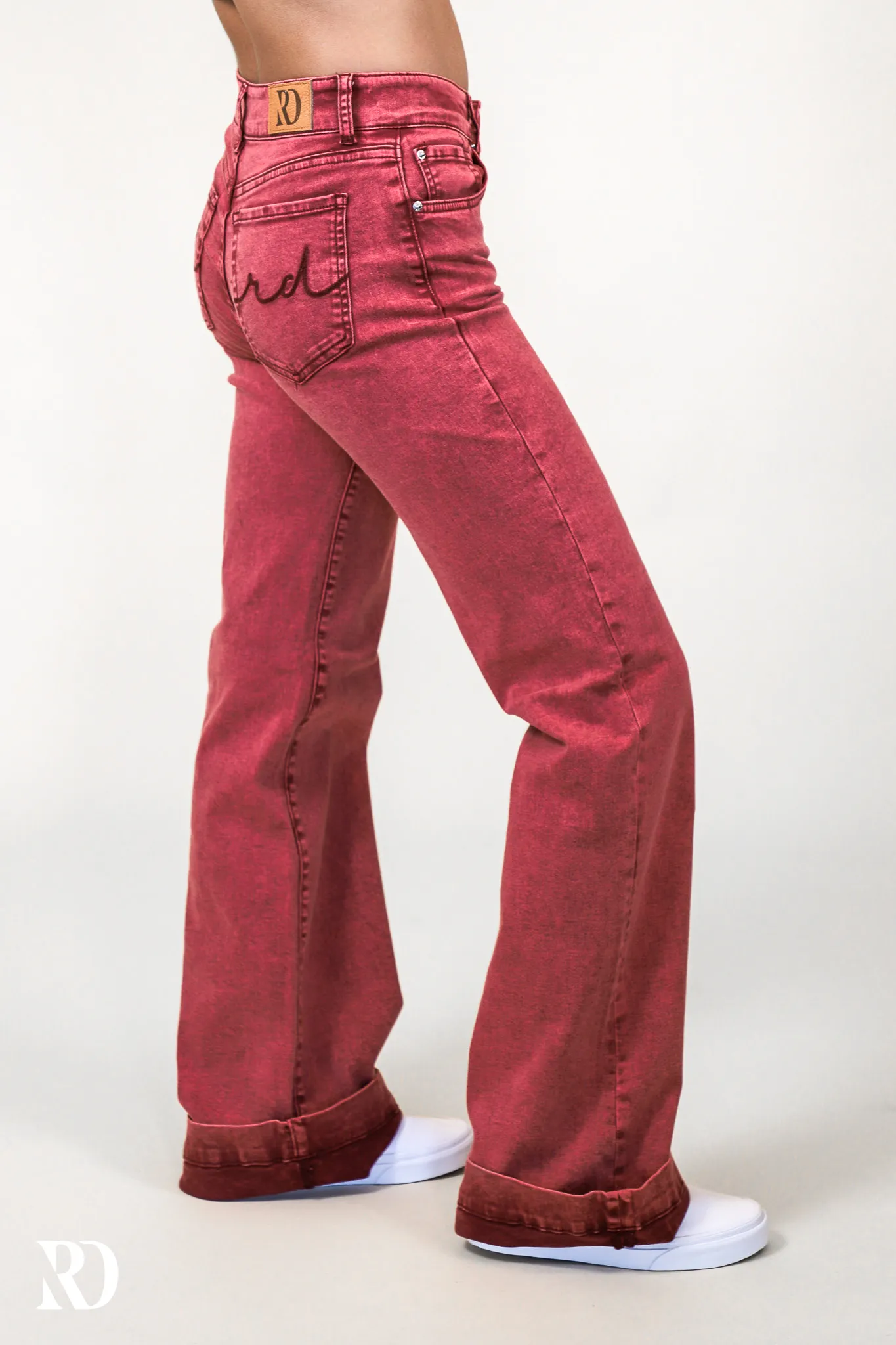 MERLOT SIGNATURE TROUSER DENIM