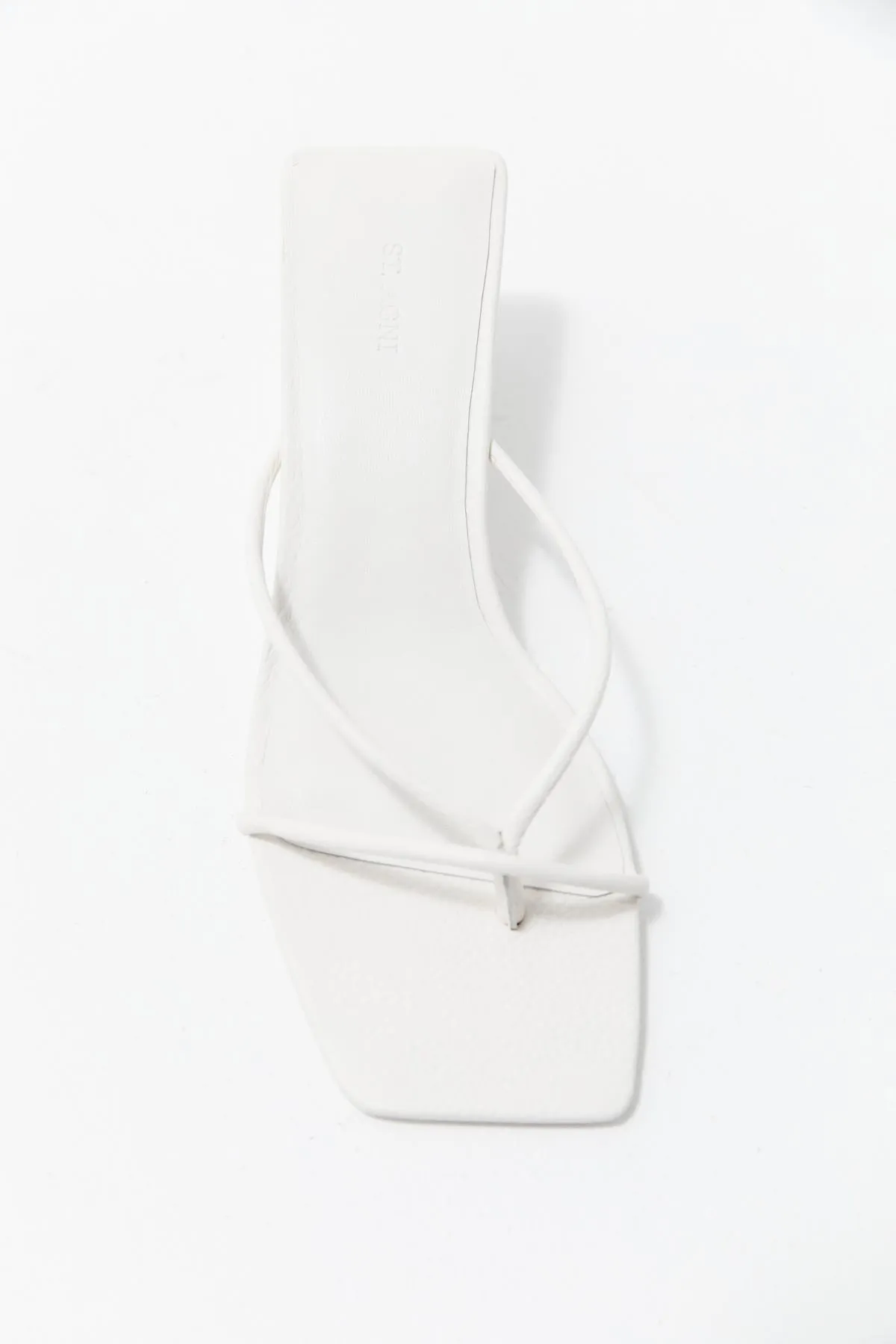 Minimal Low Wedge - White