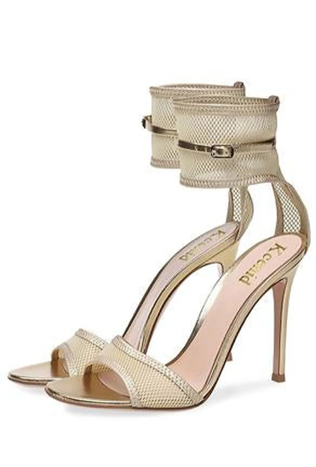 MUNECA - LACE ANKLE SANDALS