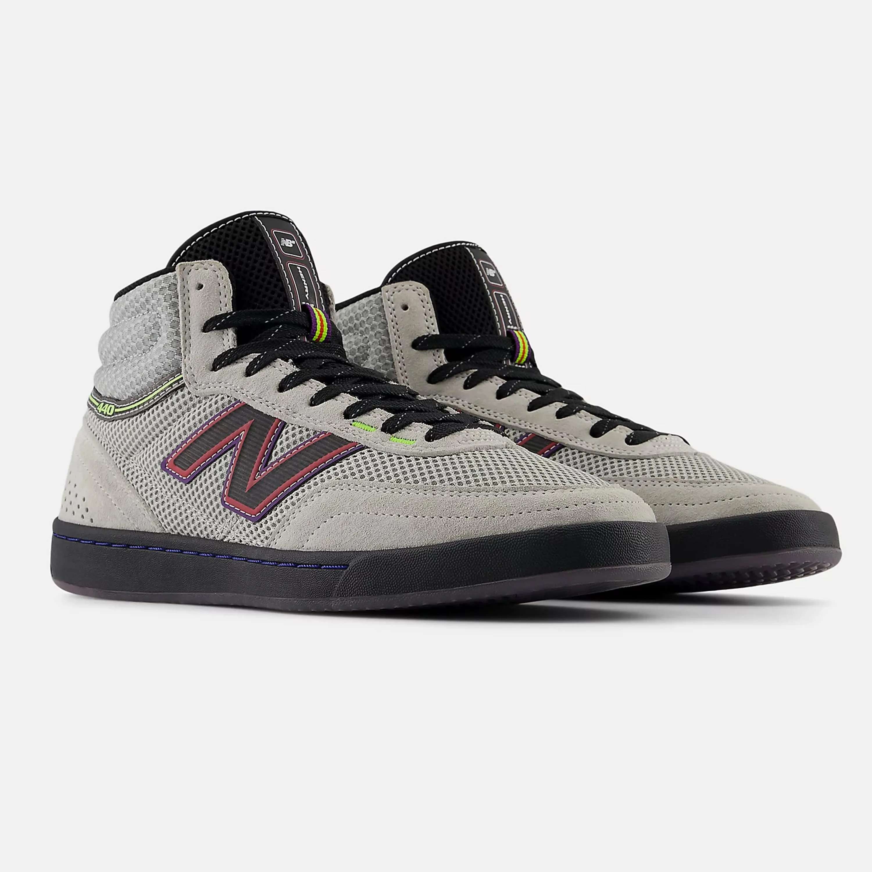 NB NUMERIC X JUSTIN HENRY 440 HIGH V2 GREY / PURPLE