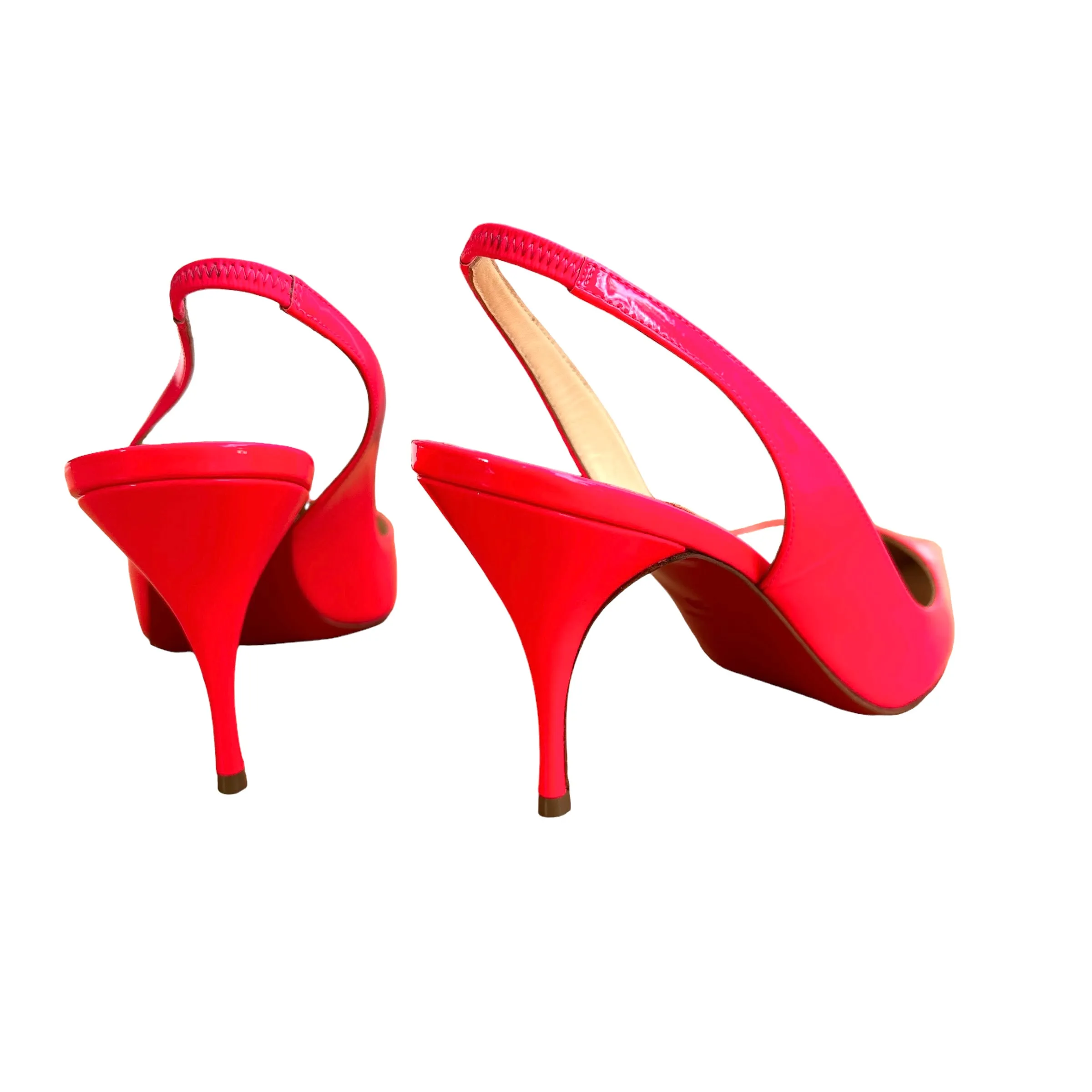 Neon Pink Heels - 8