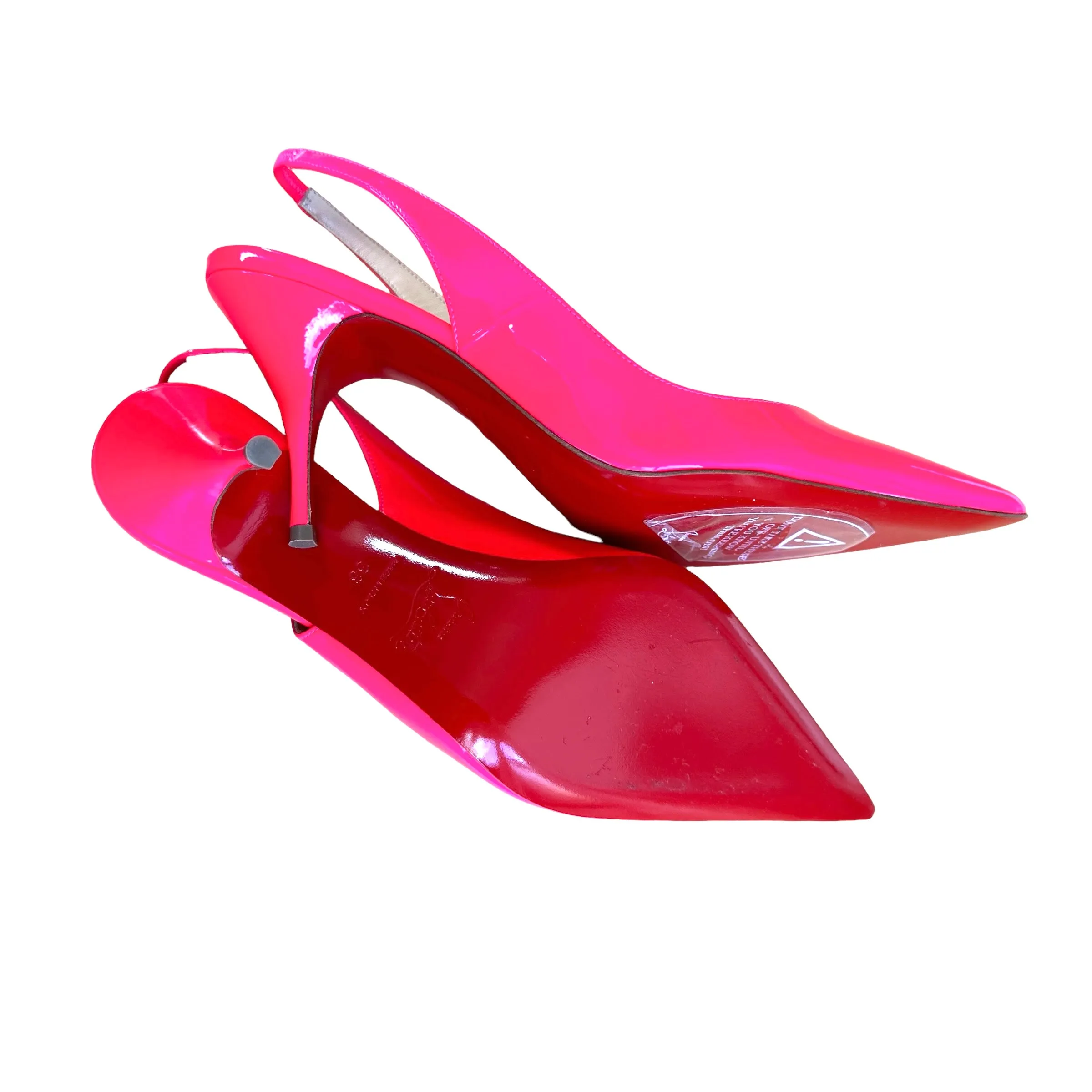 Neon Pink Heels - 8