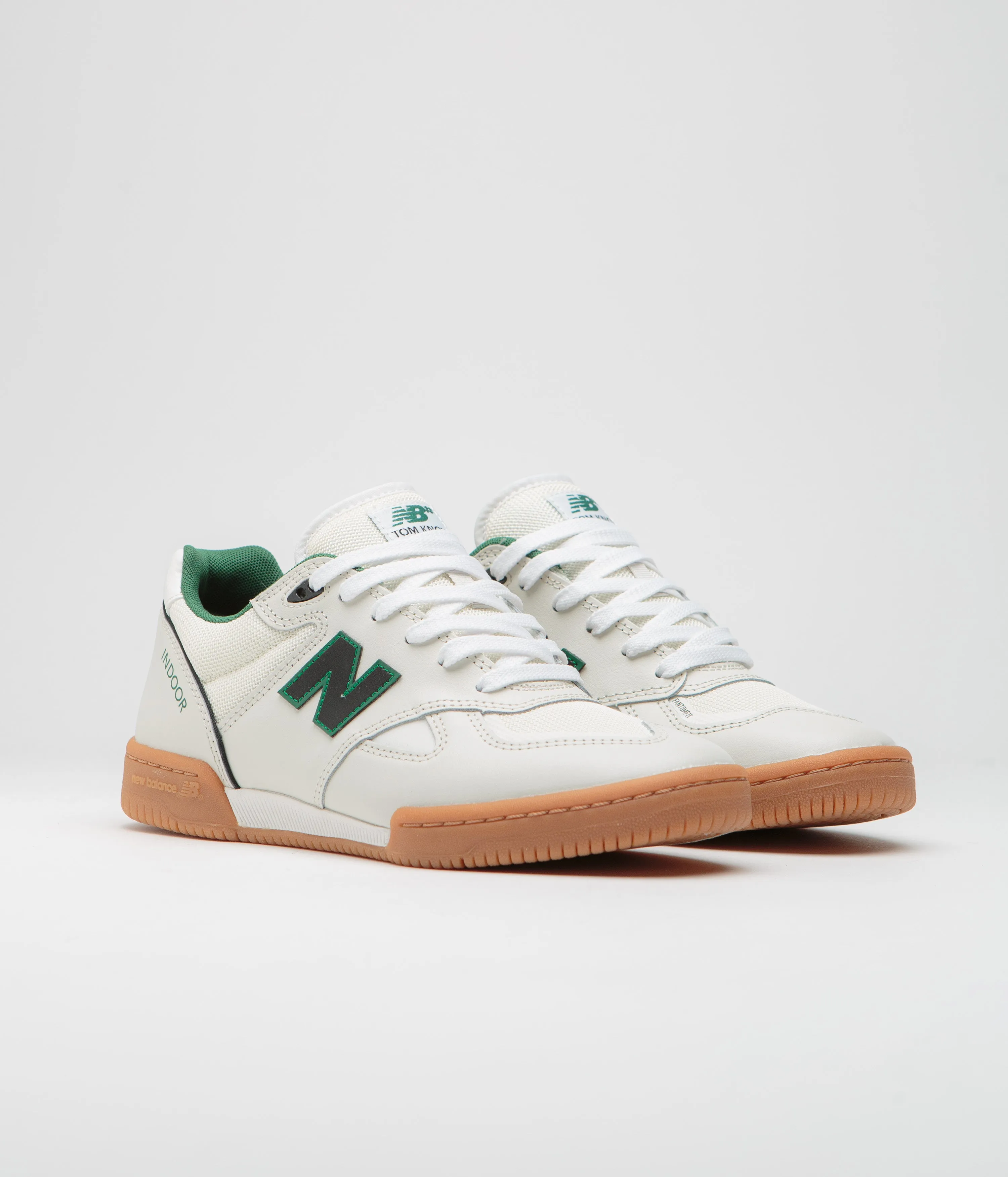 New Balance Numeric 600 Tom Knox Shoes - White / Gum