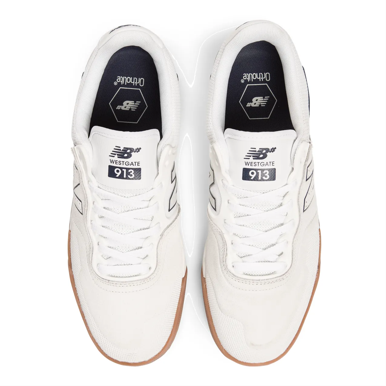 New Balance Numeric Men's Brandon Westgate 913 White Navy Shoes