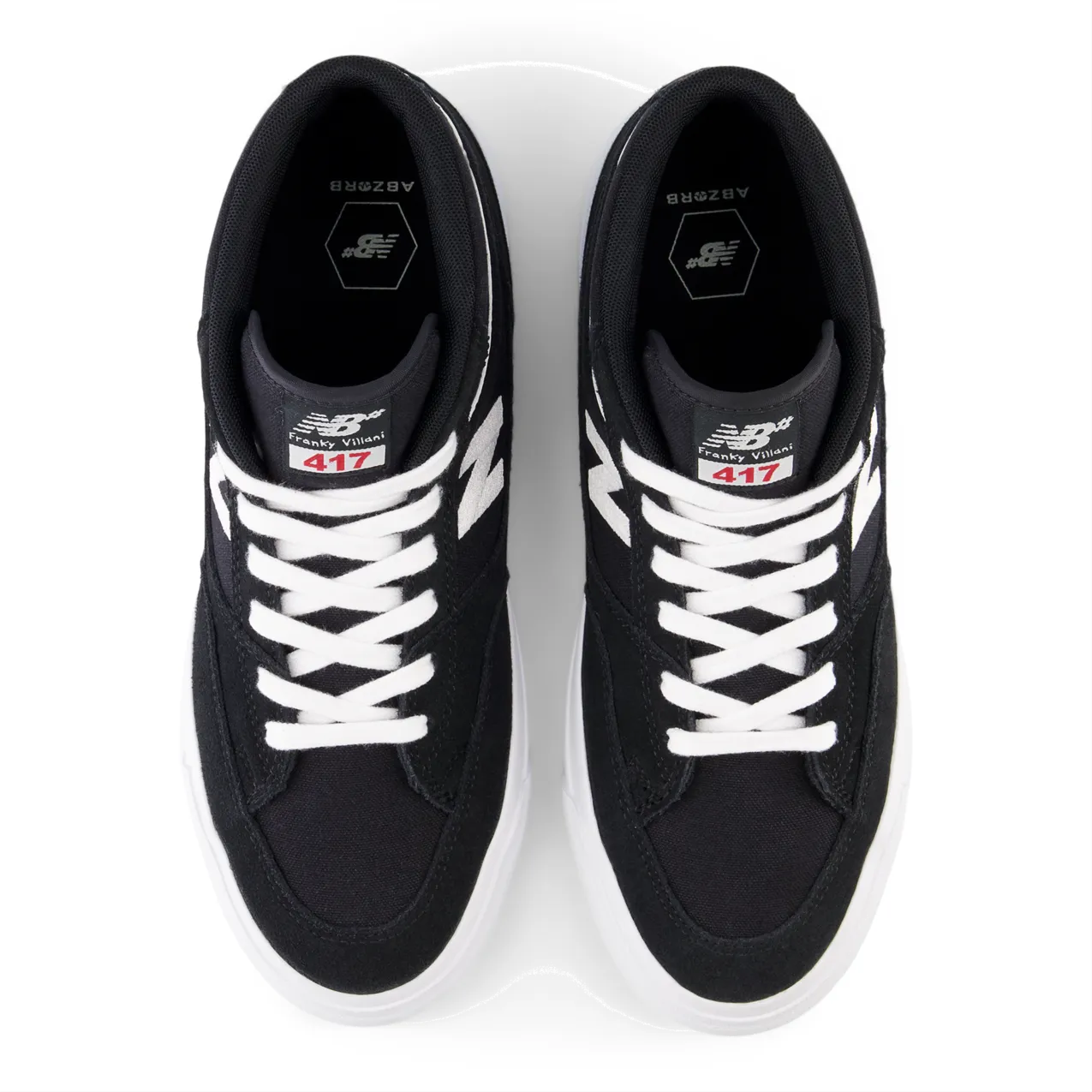 New Balance Numeric Men's Franky Villani 417 Black White Shoes