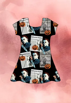 Newspaper K!ller Skater Dress