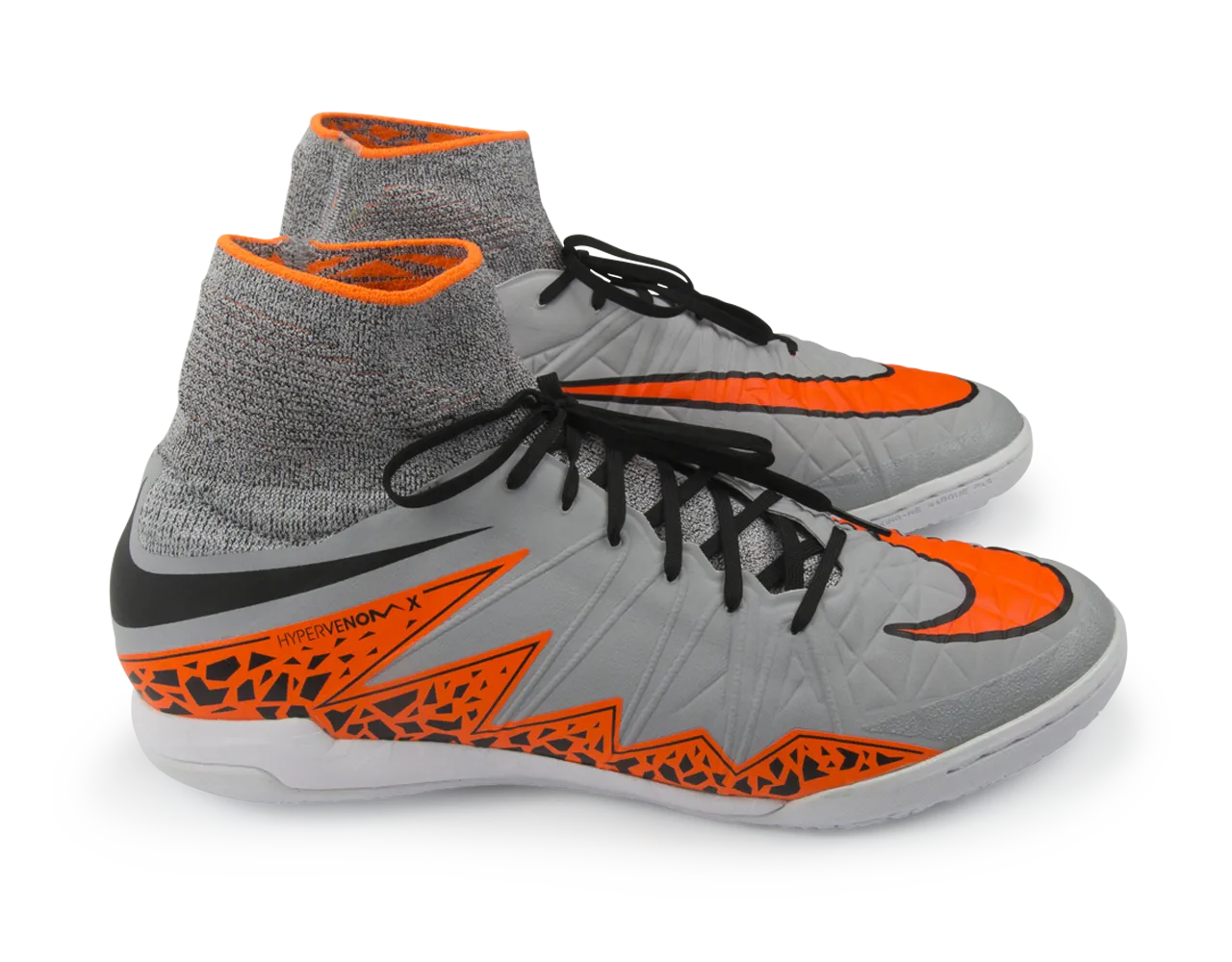 Nike Men's Hypervenom Proximo Indoor Soccer Shoes Wolf Grey/Total Orange/Black