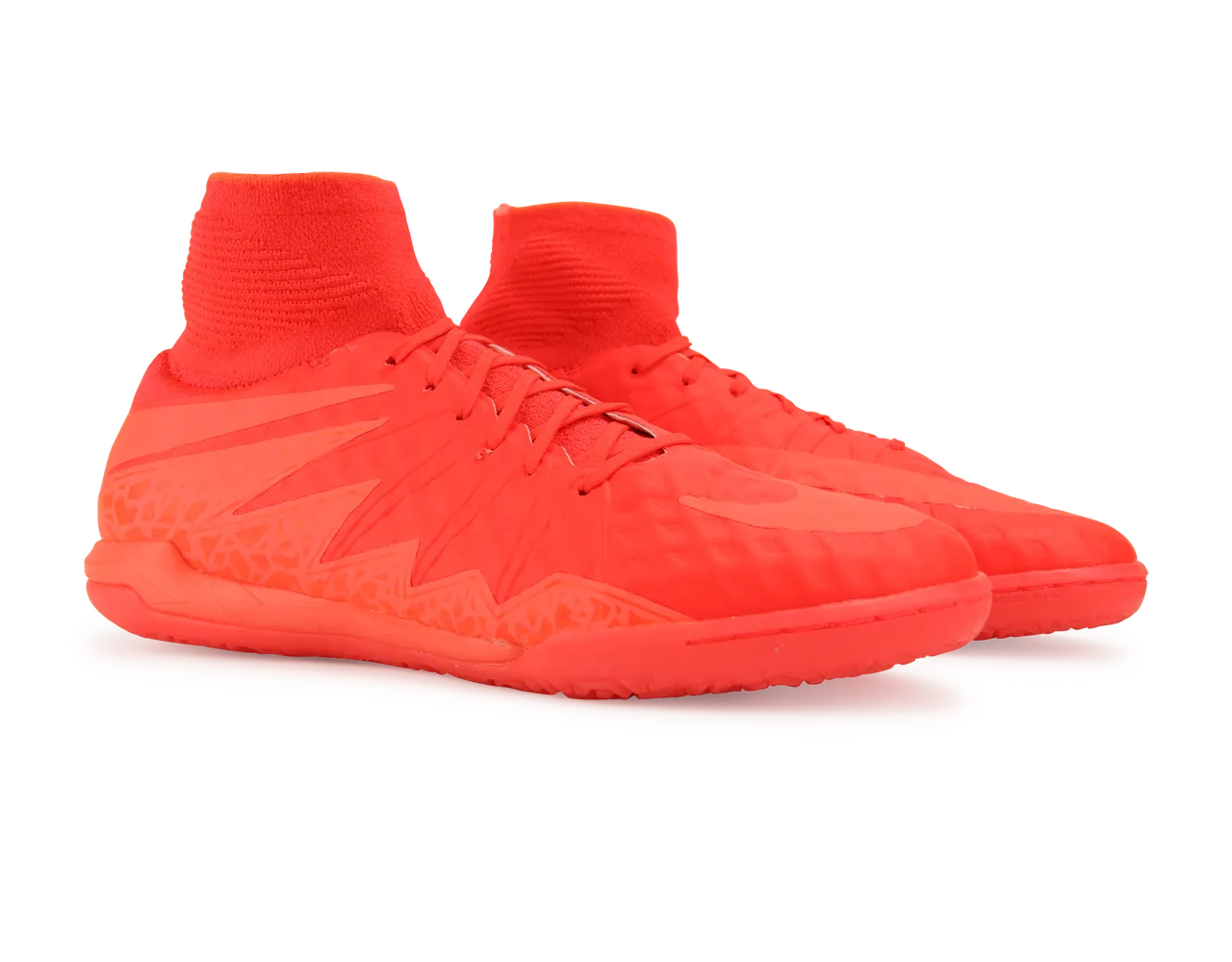 Nike Men's HypervenomX Proximo Indoor Soccer Shoes Bright Crimson/Hyper Orange