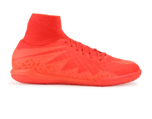 Nike Men's HypervenomX Proximo Indoor Soccer Shoes Bright Crimson/Hyper Orange