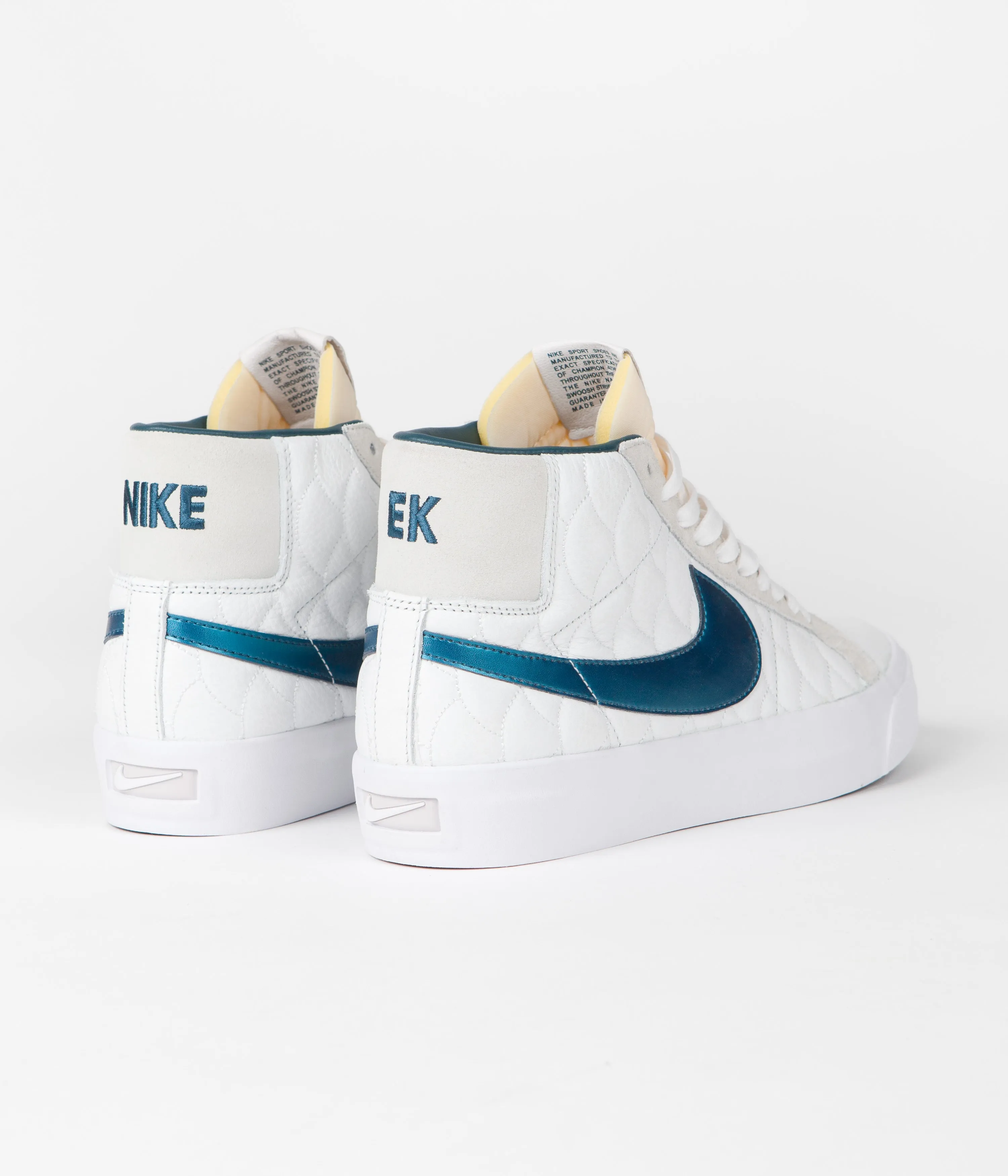 Nike SB Blazer Mid Shoes - Summit White / Nightshade - White
