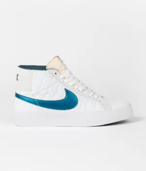 Nike SB Blazer Mid Shoes - Summit White / Nightshade - White