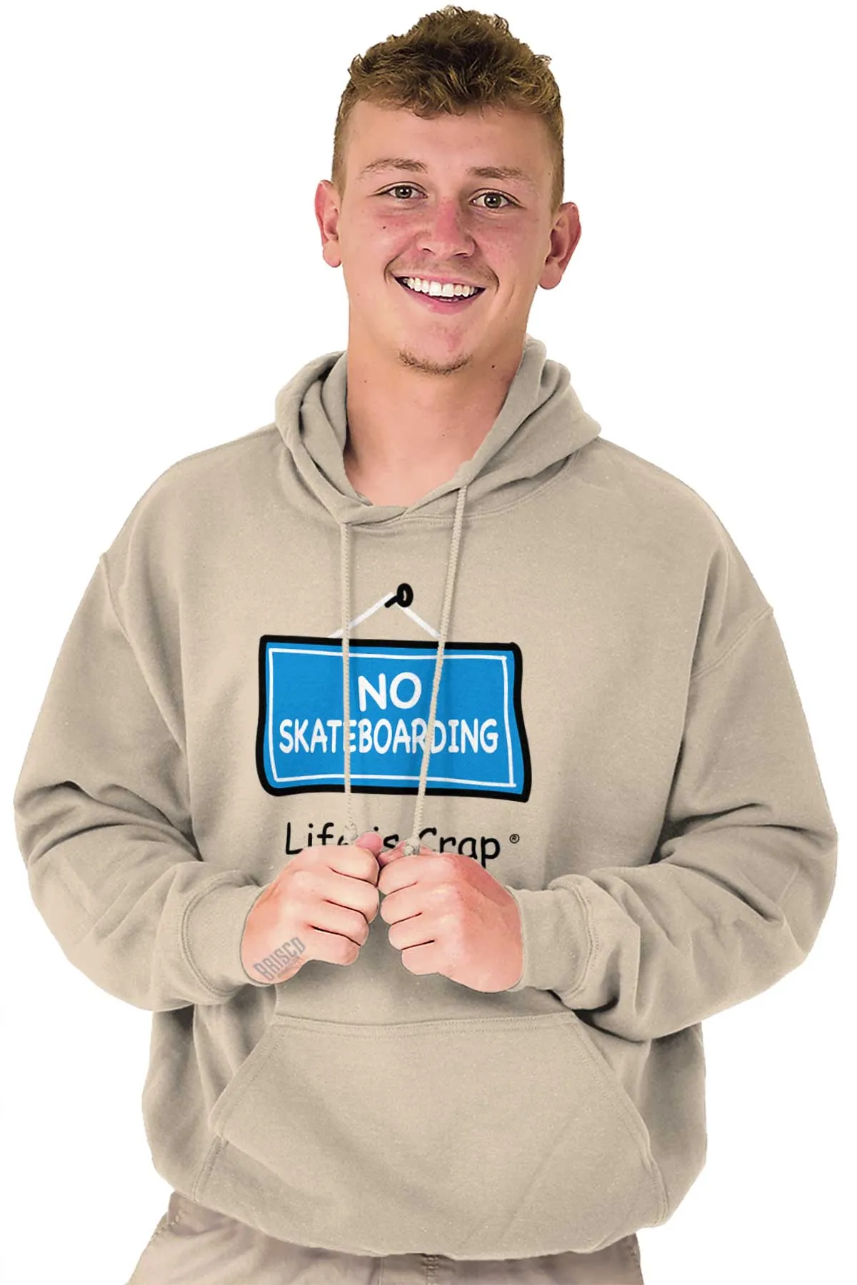 No Skateboarding Hoodie