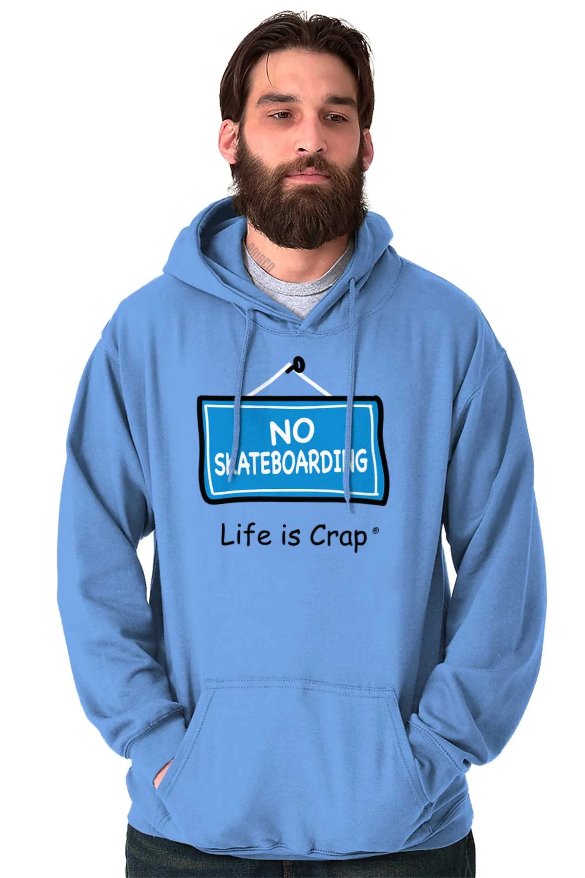 No Skateboarding Hoodie