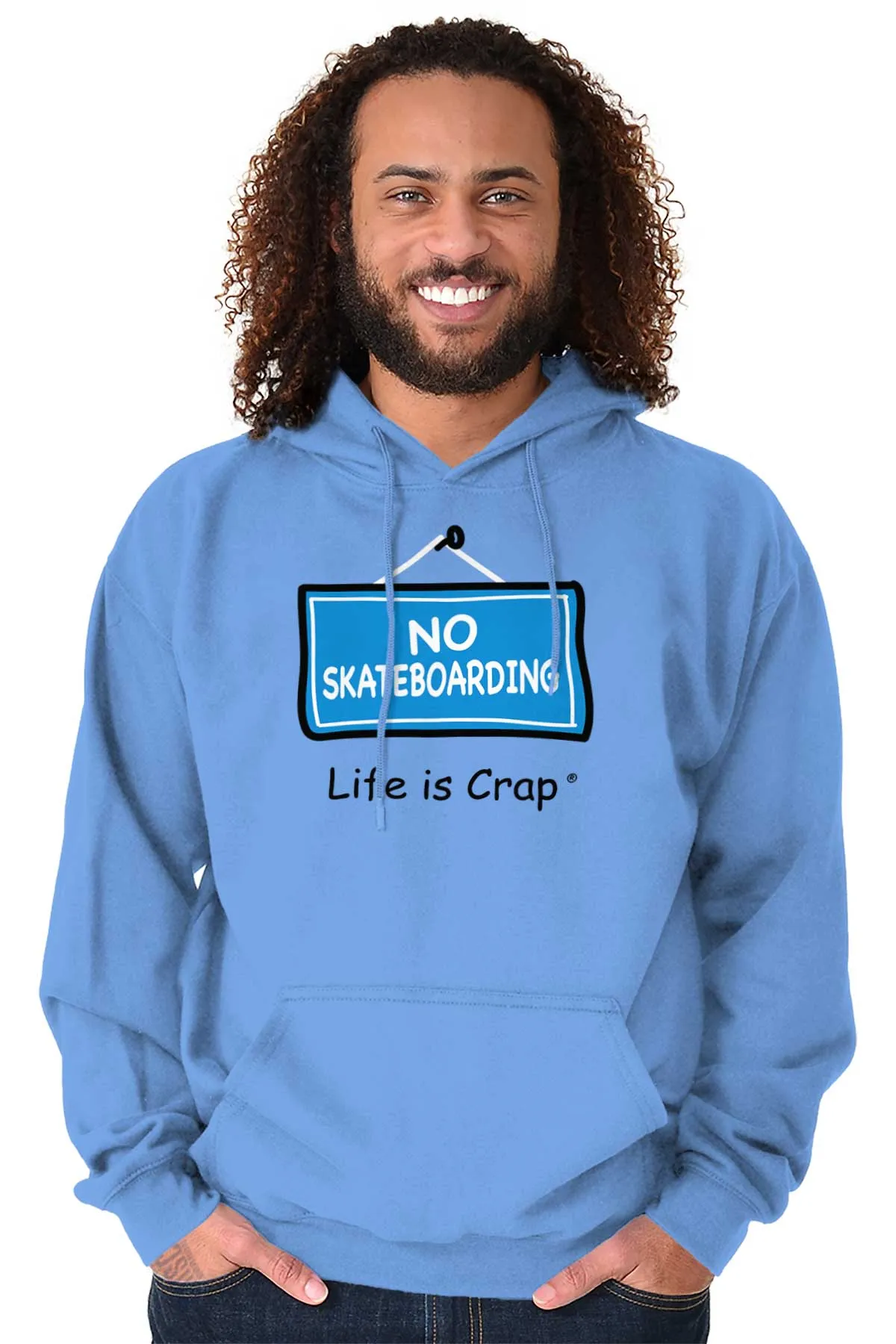 No Skateboarding Hoodie