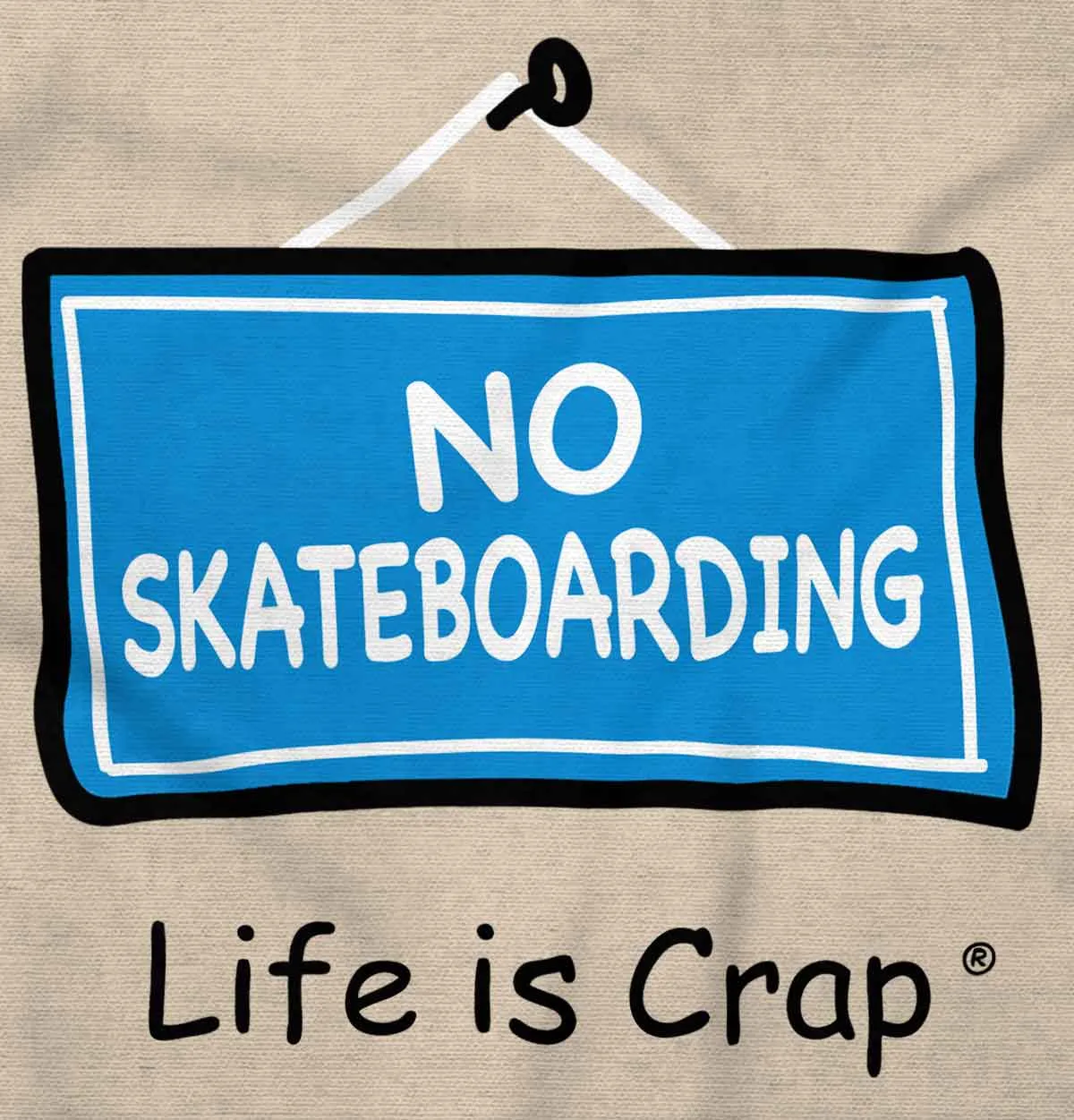 No Skateboarding Hoodie