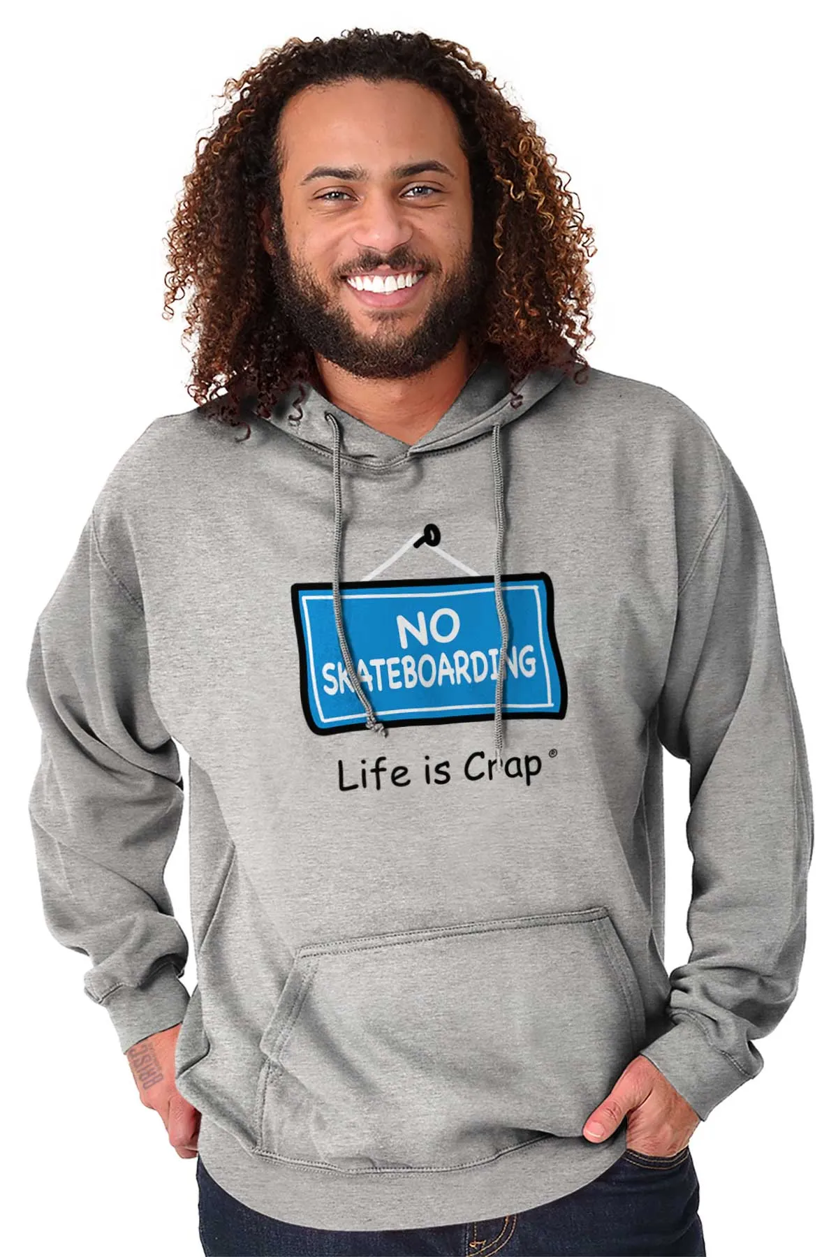 No Skateboarding Hoodie