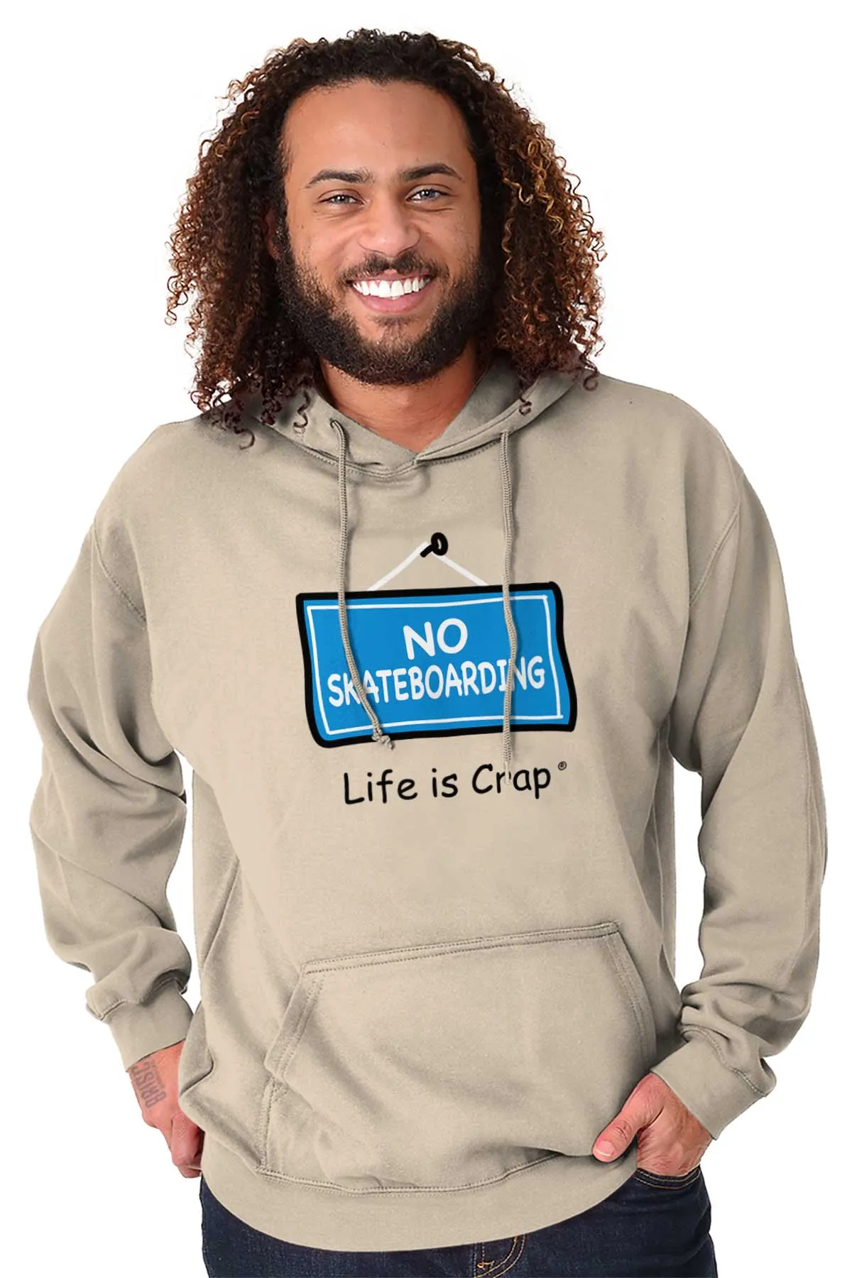 No Skateboarding Hoodie