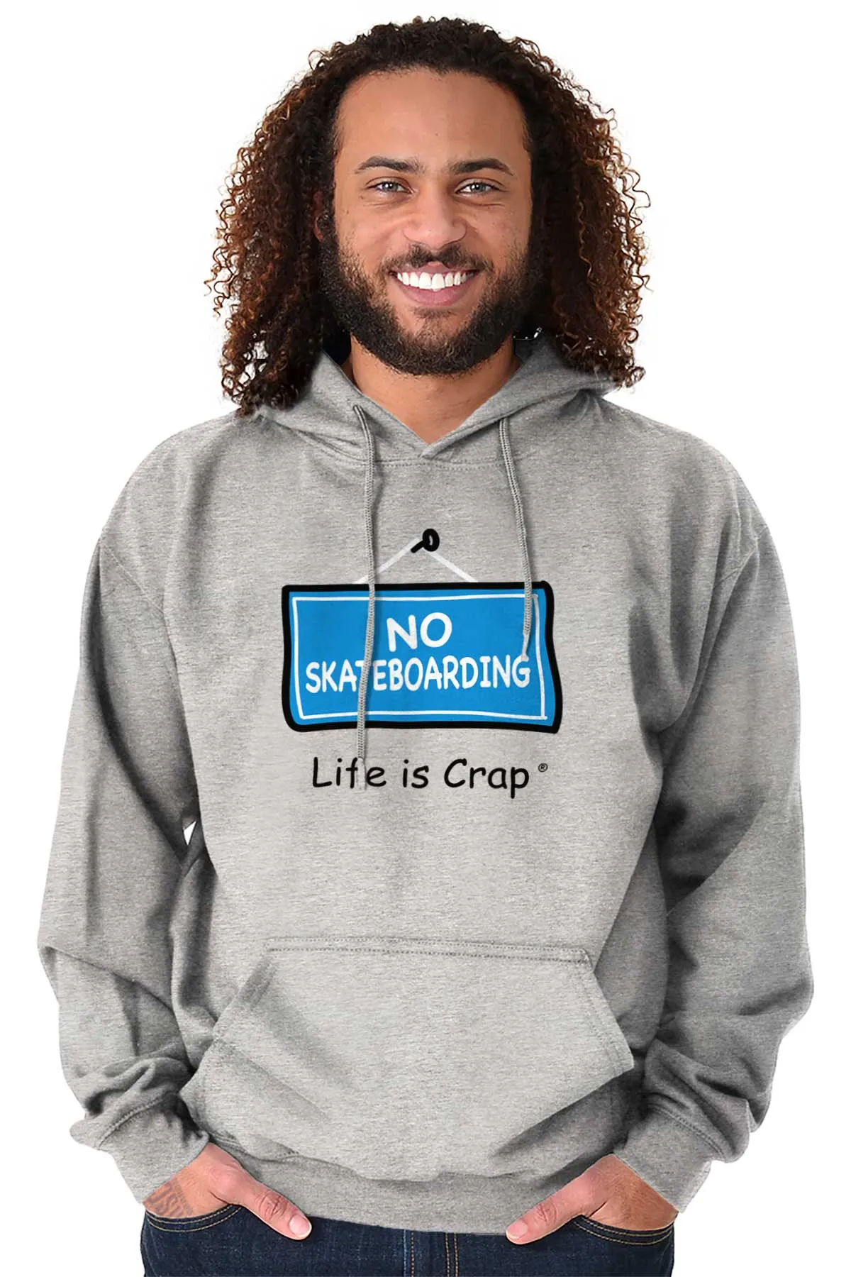 No Skateboarding Hoodie