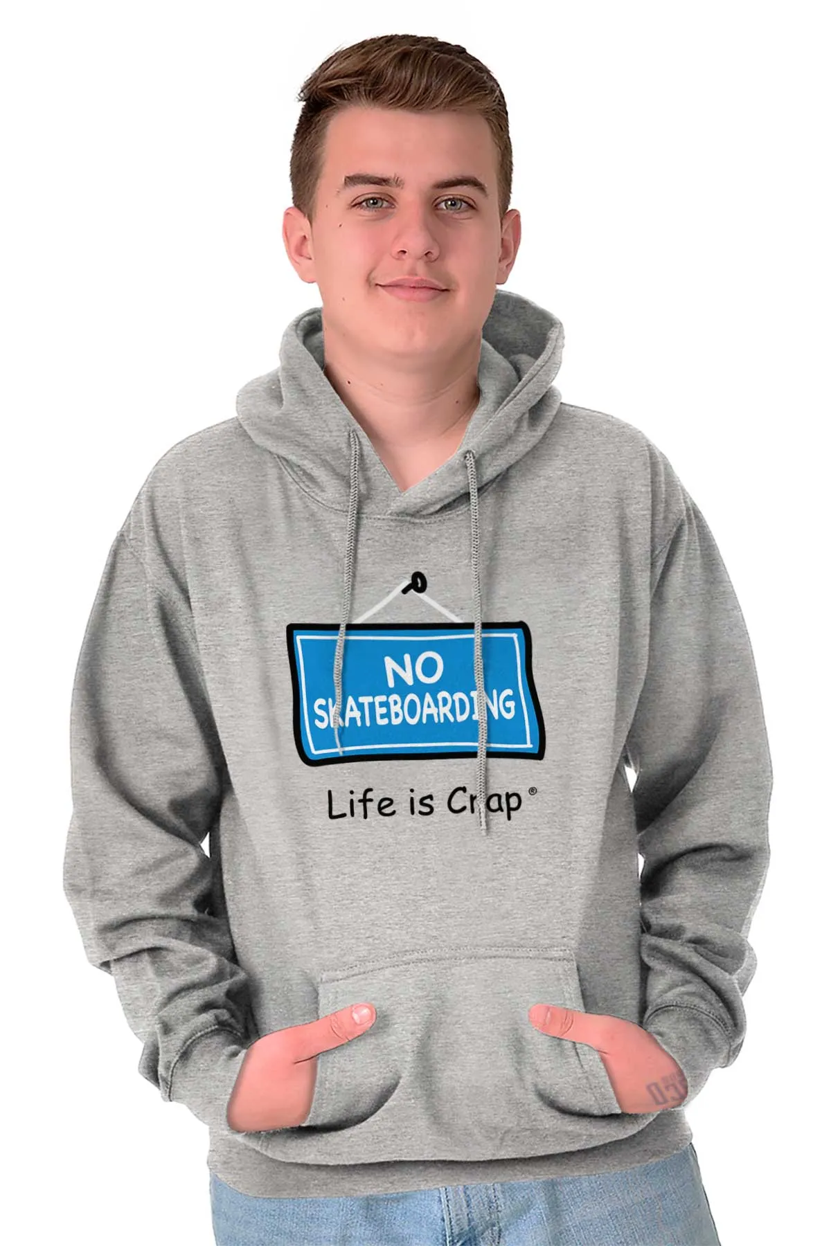 No Skateboarding Hoodie