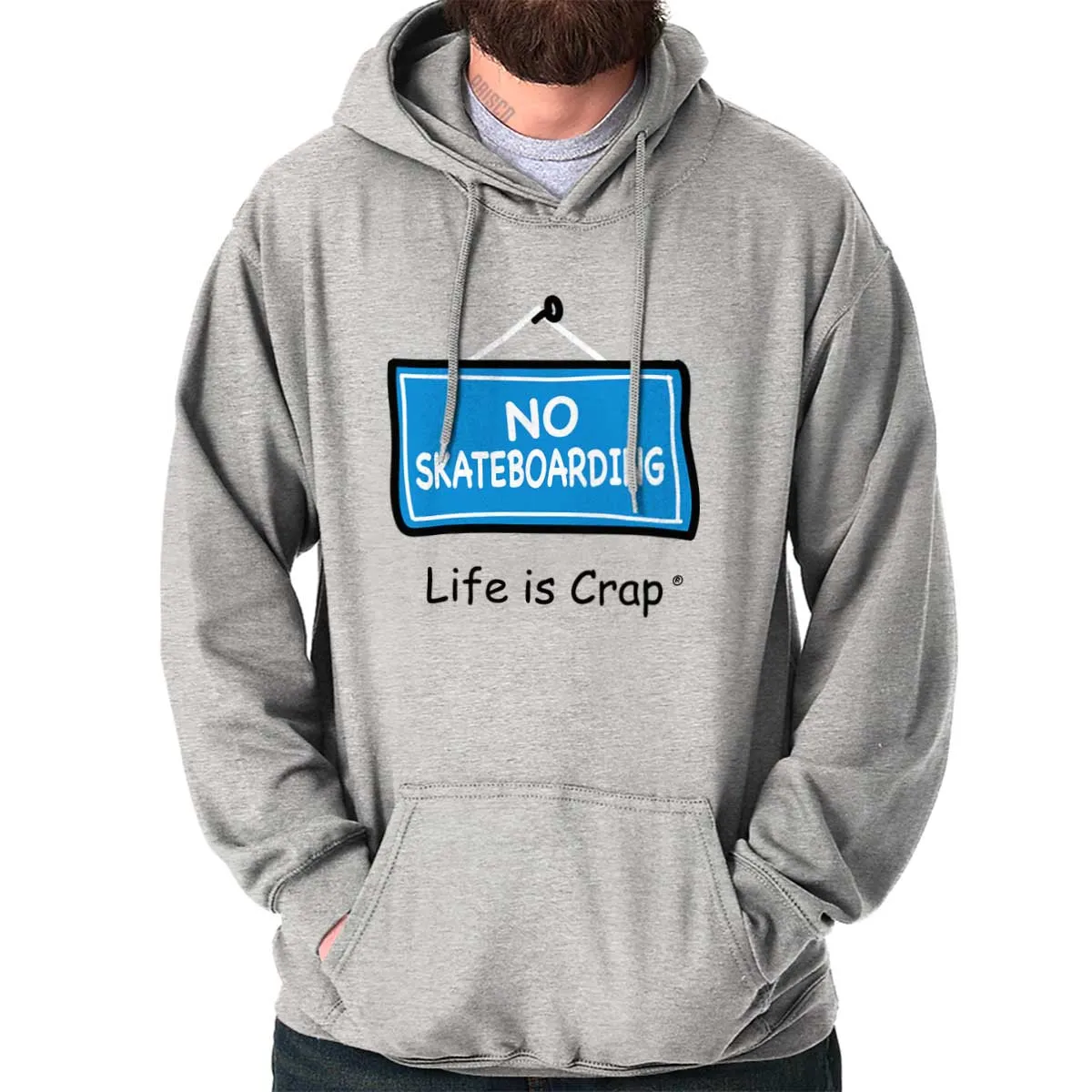 No Skateboarding Hoodie