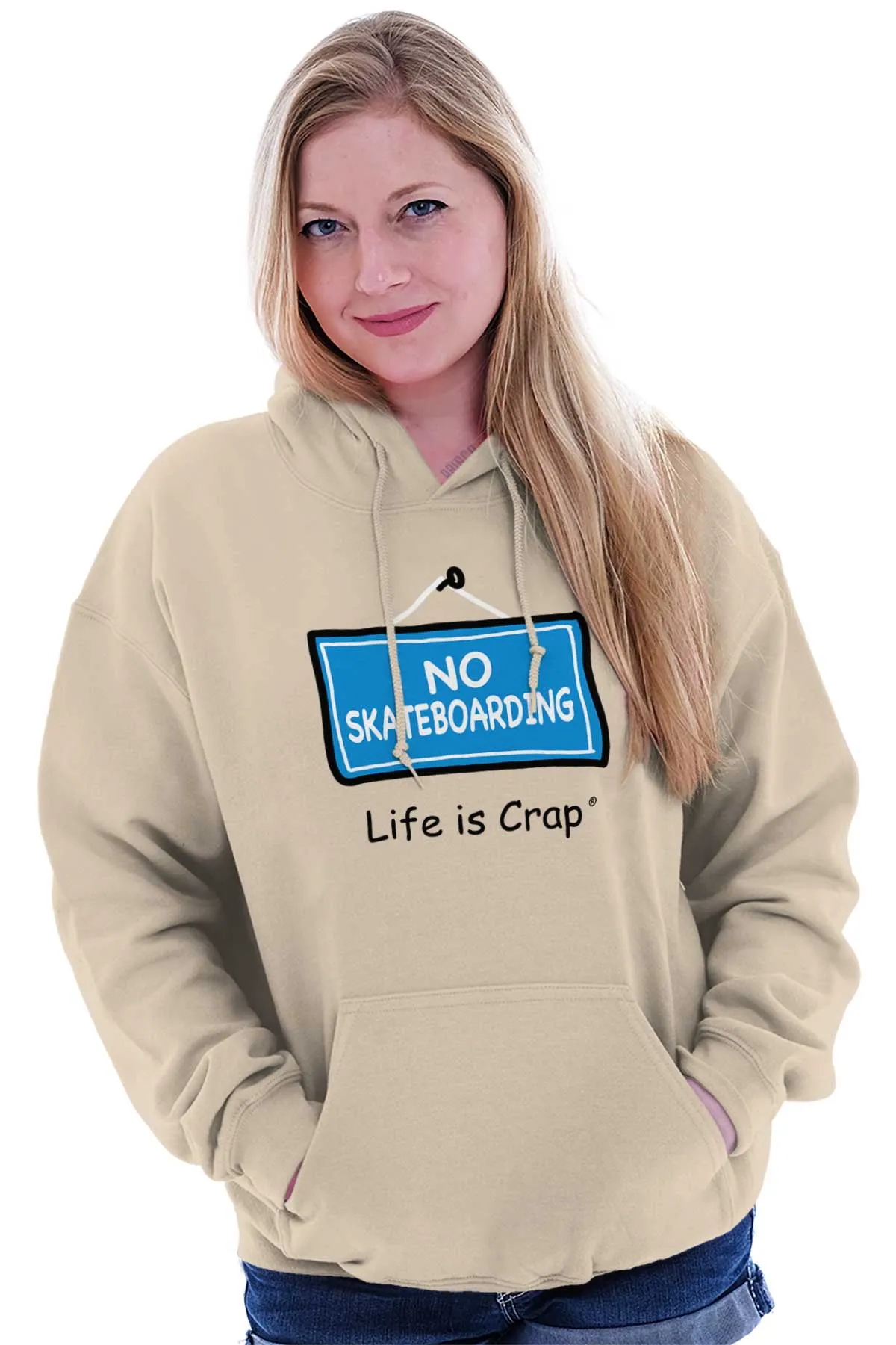 No Skateboarding Hoodie