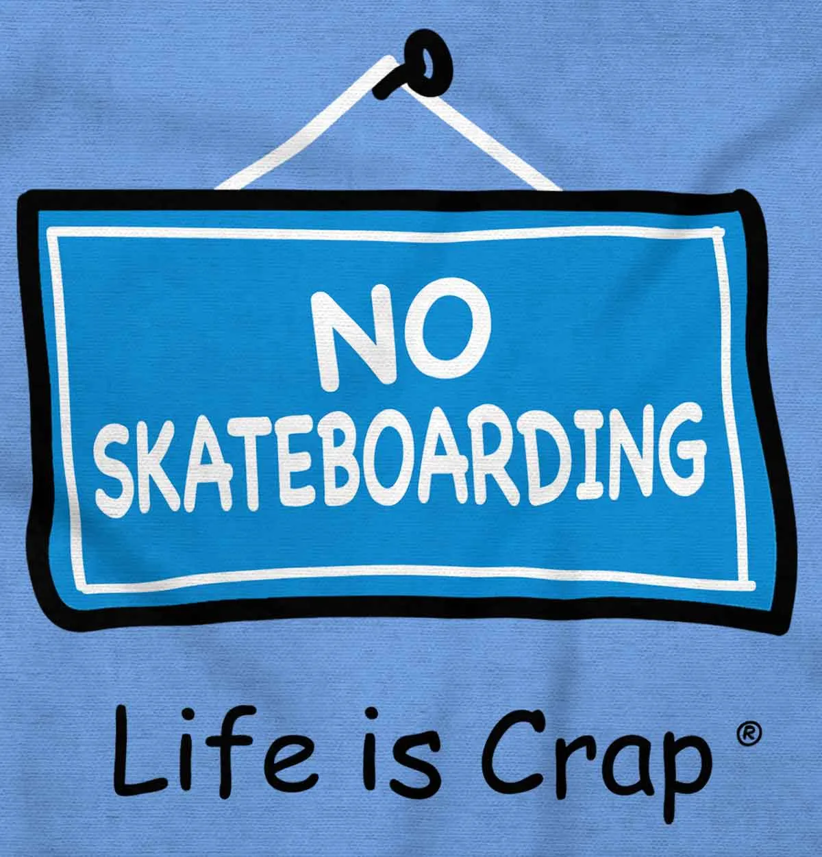No Skateboarding Hoodie