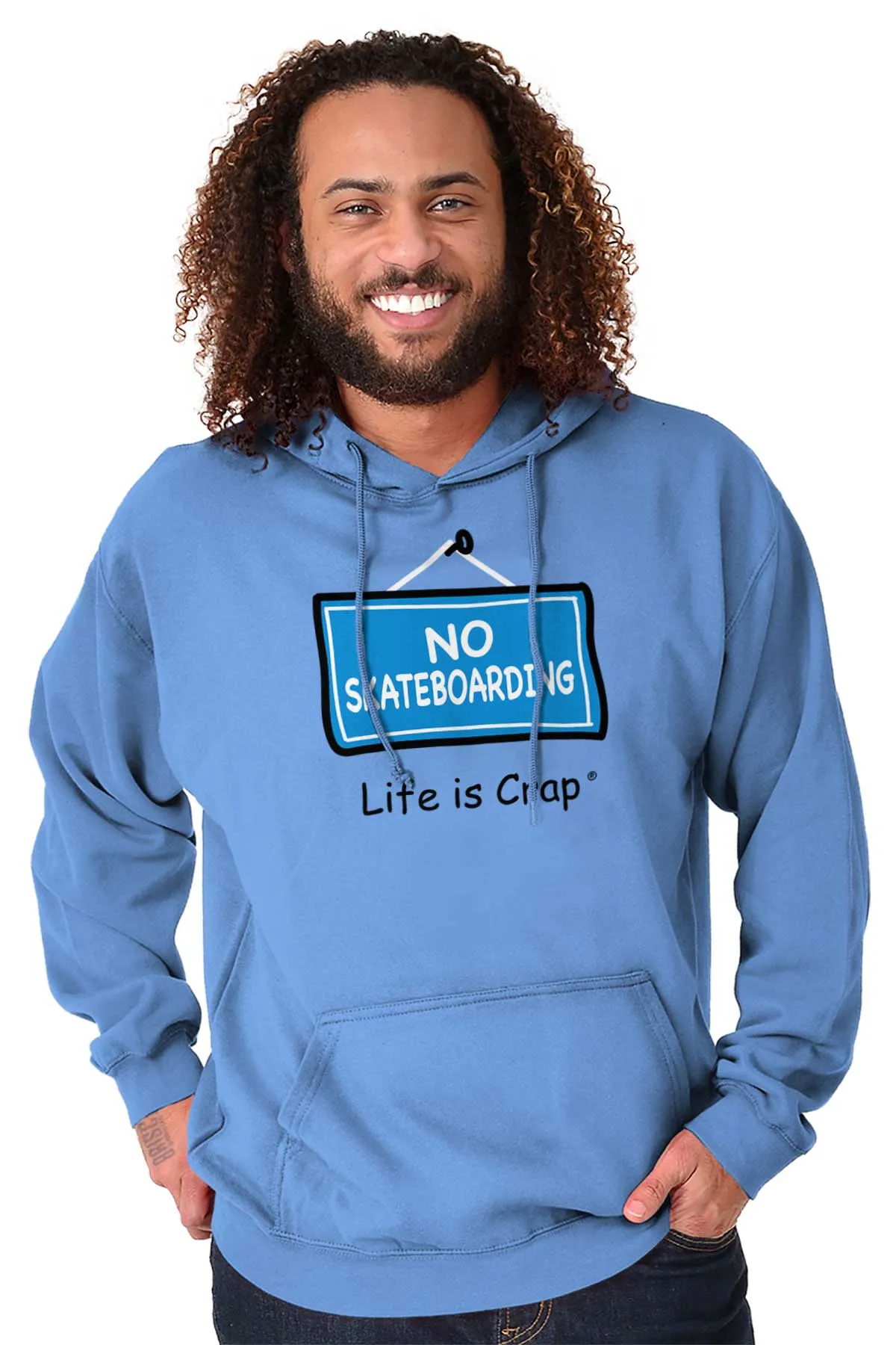 No Skateboarding Hoodie