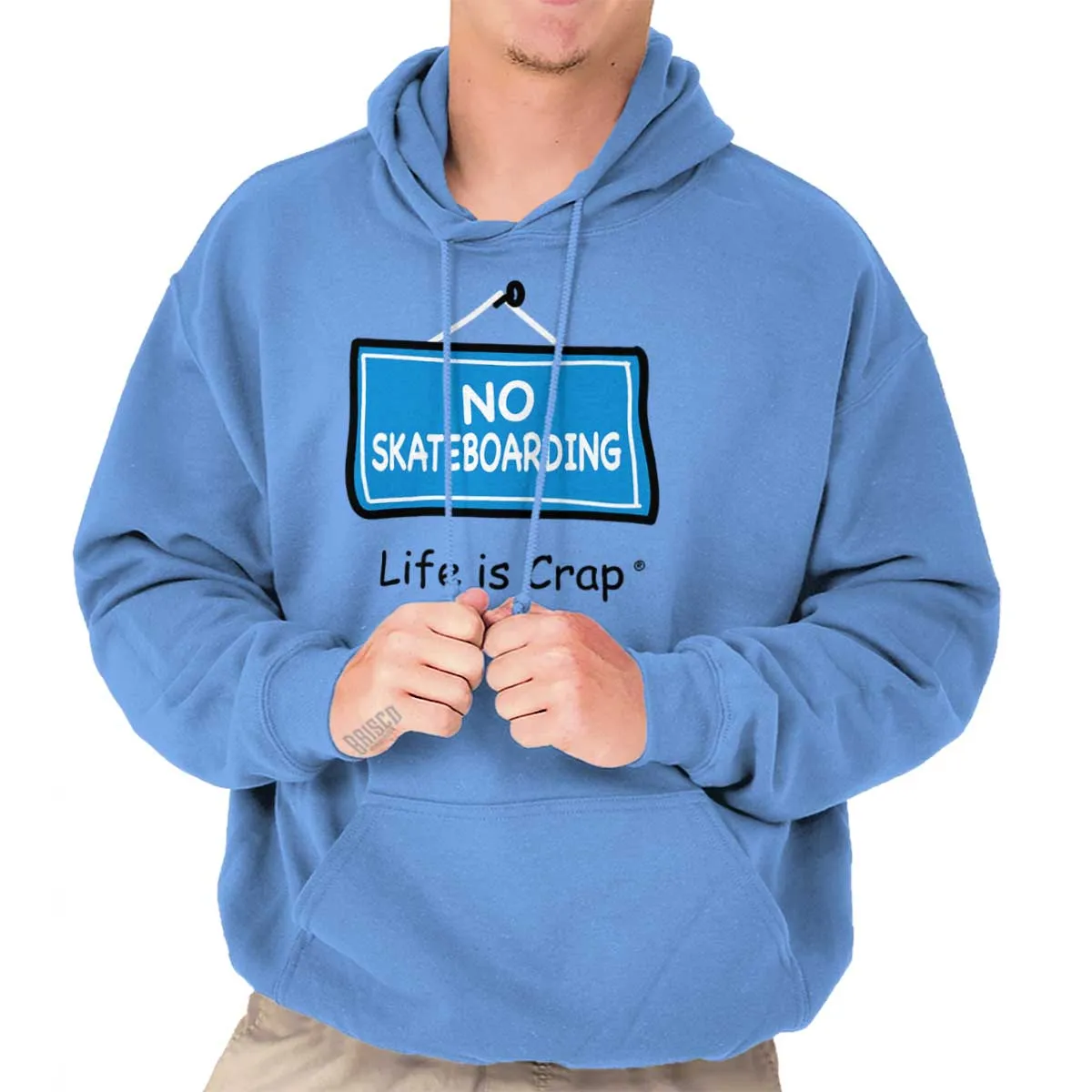 No Skateboarding Hoodie