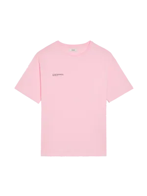 Organic Cotton Lightweight Skater T-shirt—sakura pink