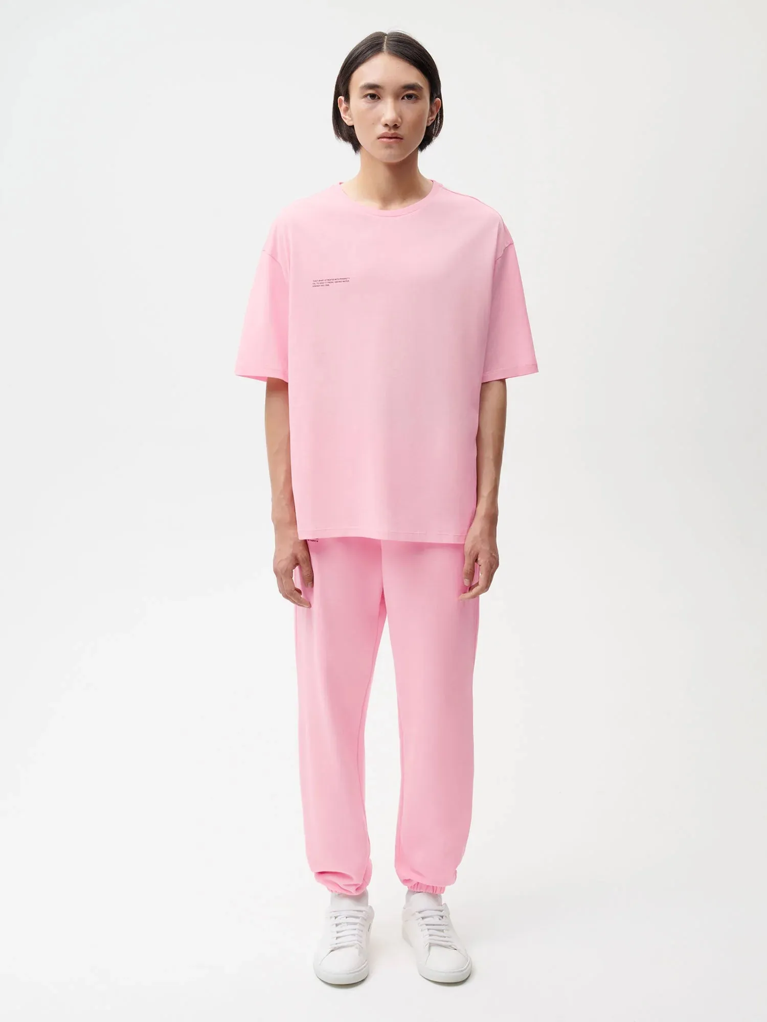 Organic Cotton Lightweight Skater T-shirt—sakura pink