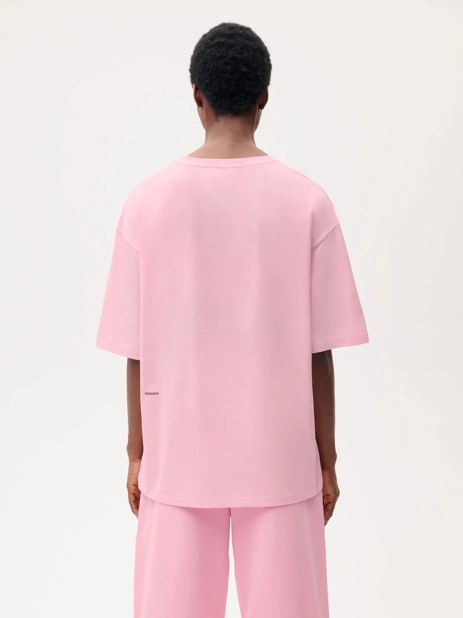 Organic Cotton Lightweight Skater T-shirt—sakura pink